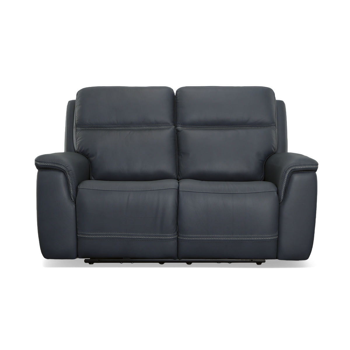 Sawyer Leather Power Reclining Loveseat w/ Pwr Headrests, Lumbar