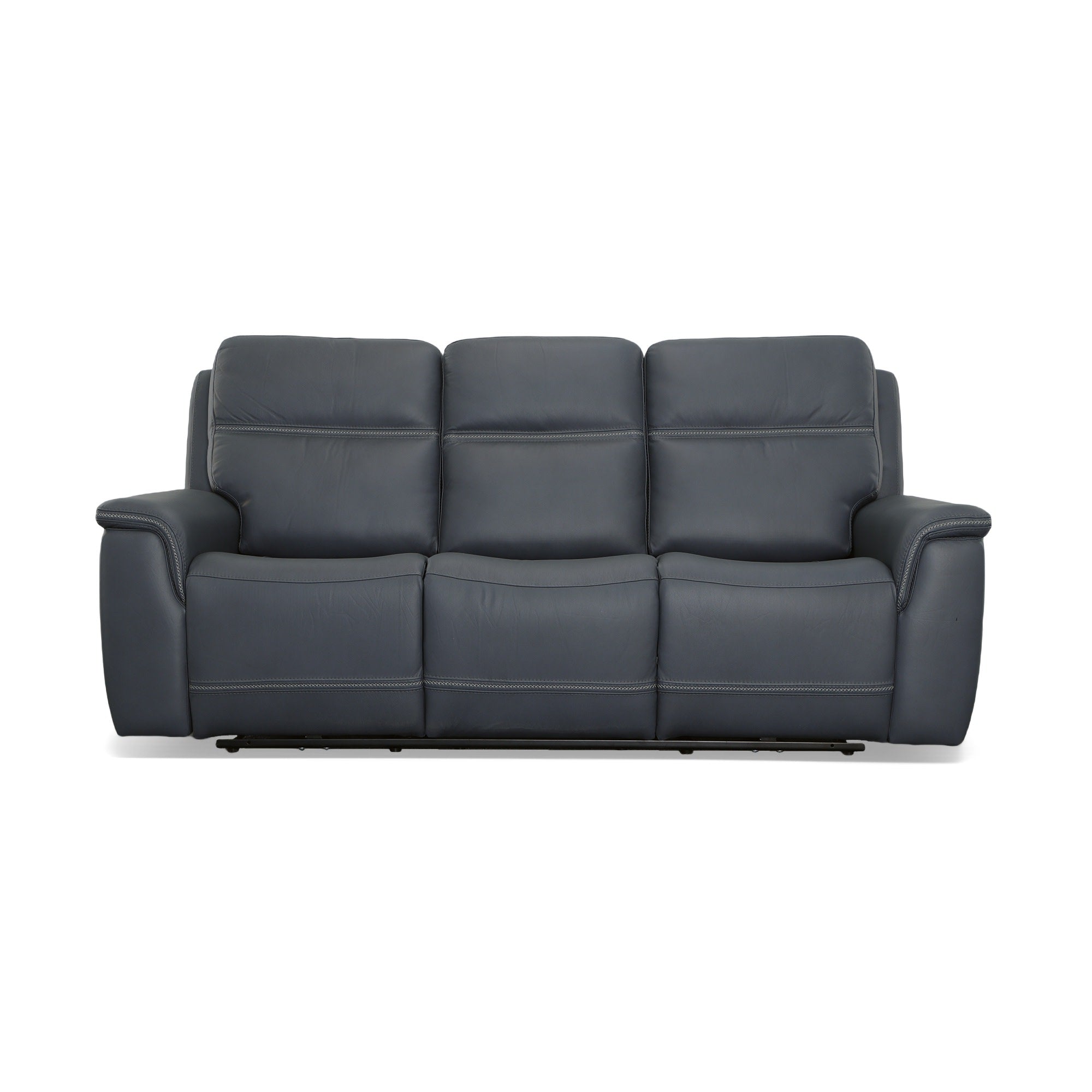 Sawyer Leather Power Reclining Sofa with Power Headrests & Lumbar
