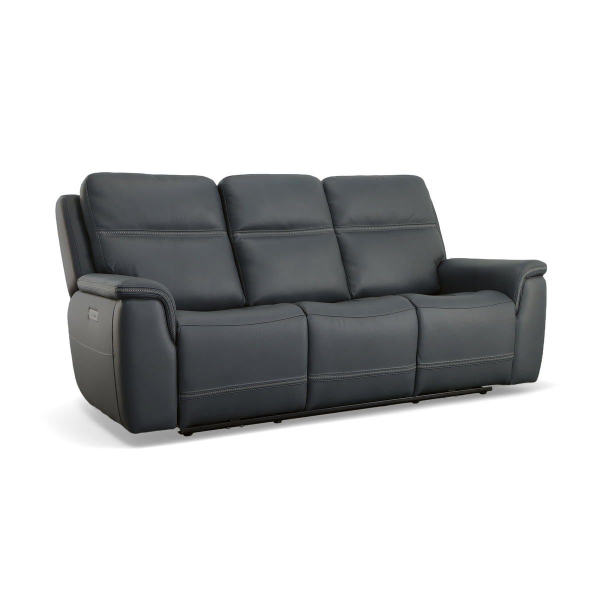 Sawyer Leather Power Reclining Sofa with Power Headrests & Lumbar