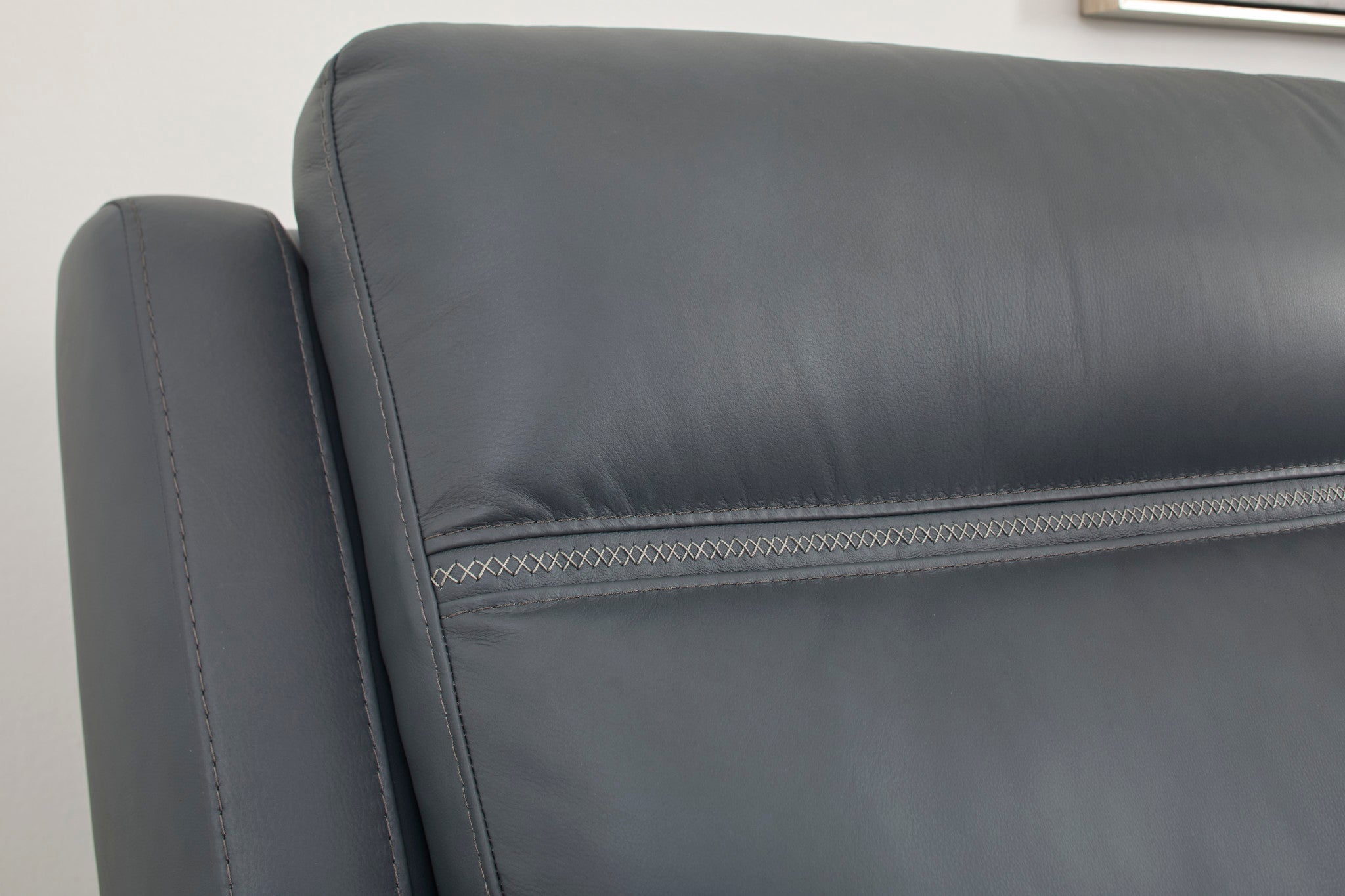 Sawyer Marine Leather Power Reclining Sectional with Power Headrests & Lumbar