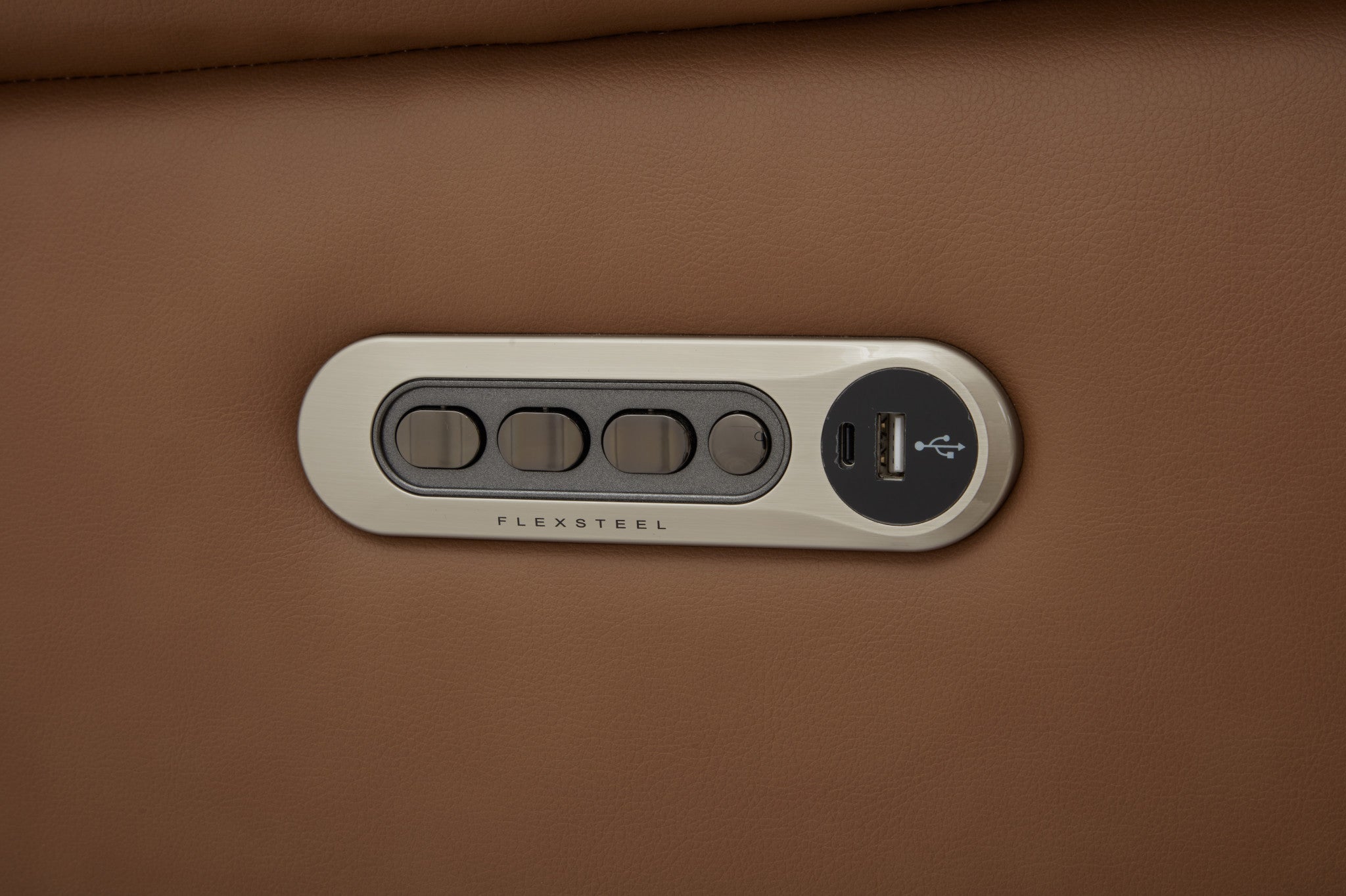 Sawyer Leather Power Reclining Sectional with Power Headrests & Lumbar