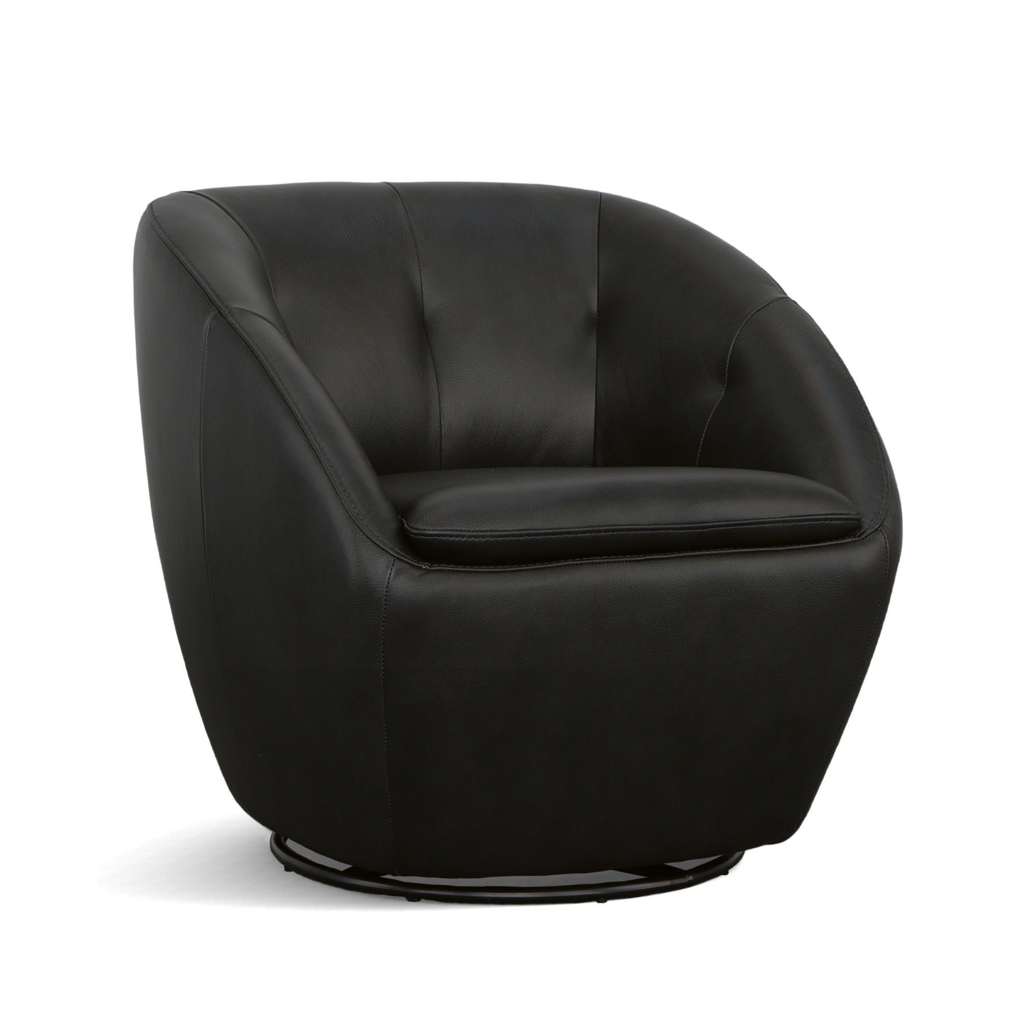 Wade Leather Swivel Chair