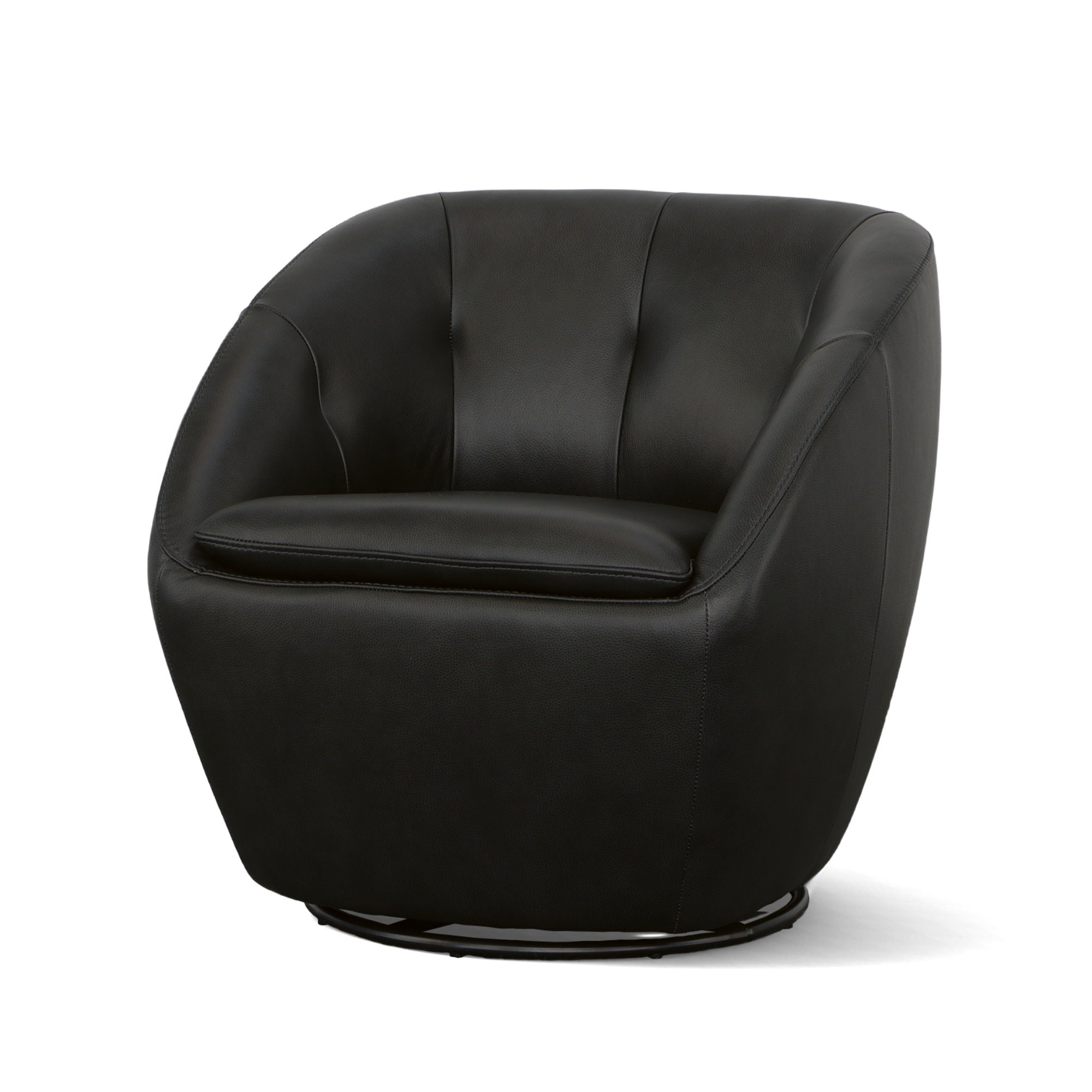Wade Leather Swivel Chair