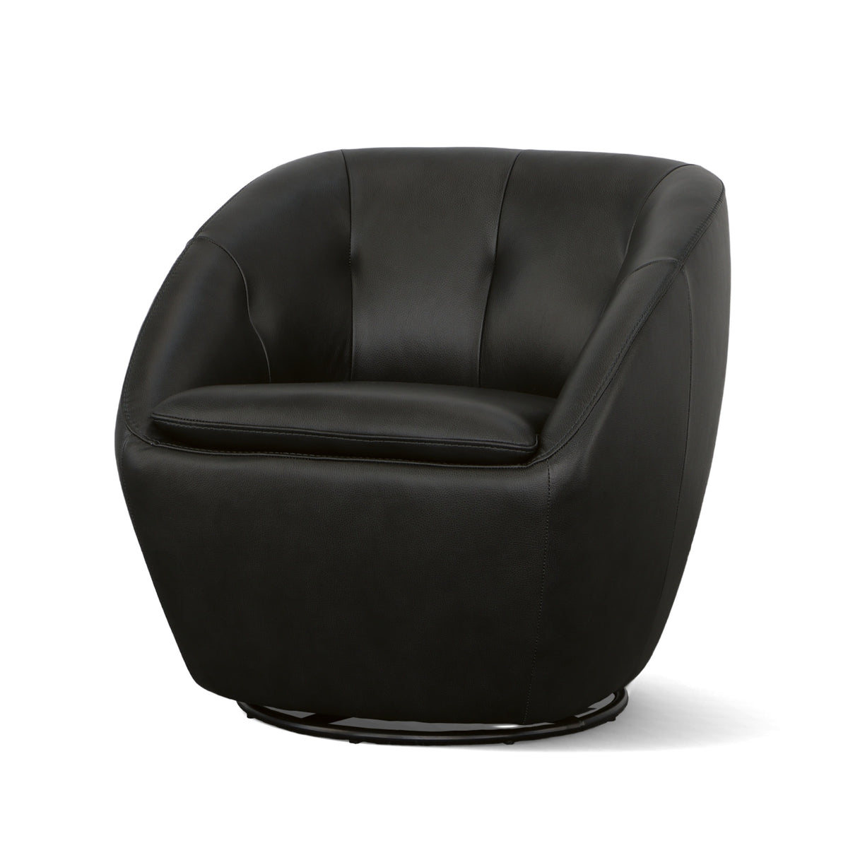 Wade Leather Swivel Chair