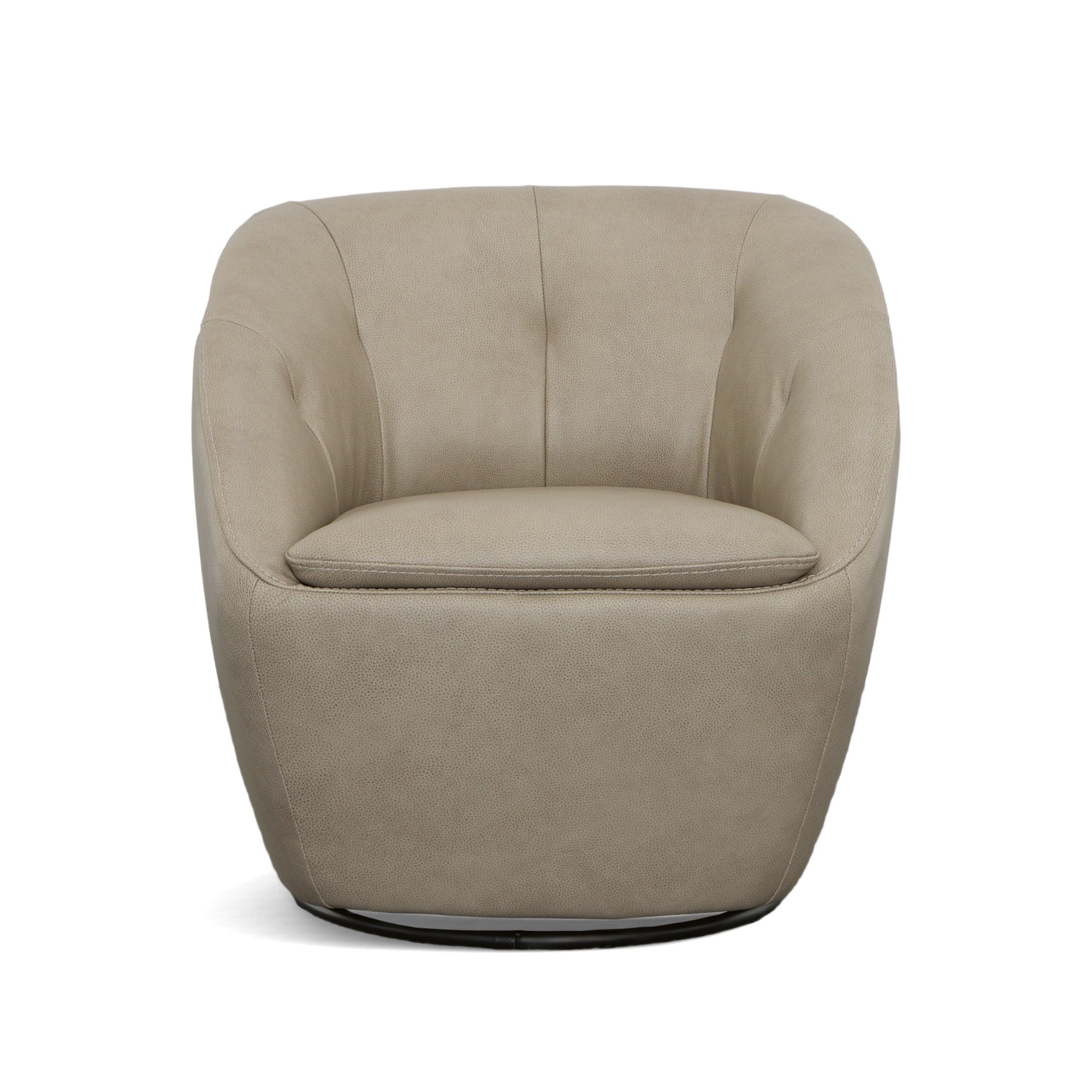 Wade Leather Swivel Chair