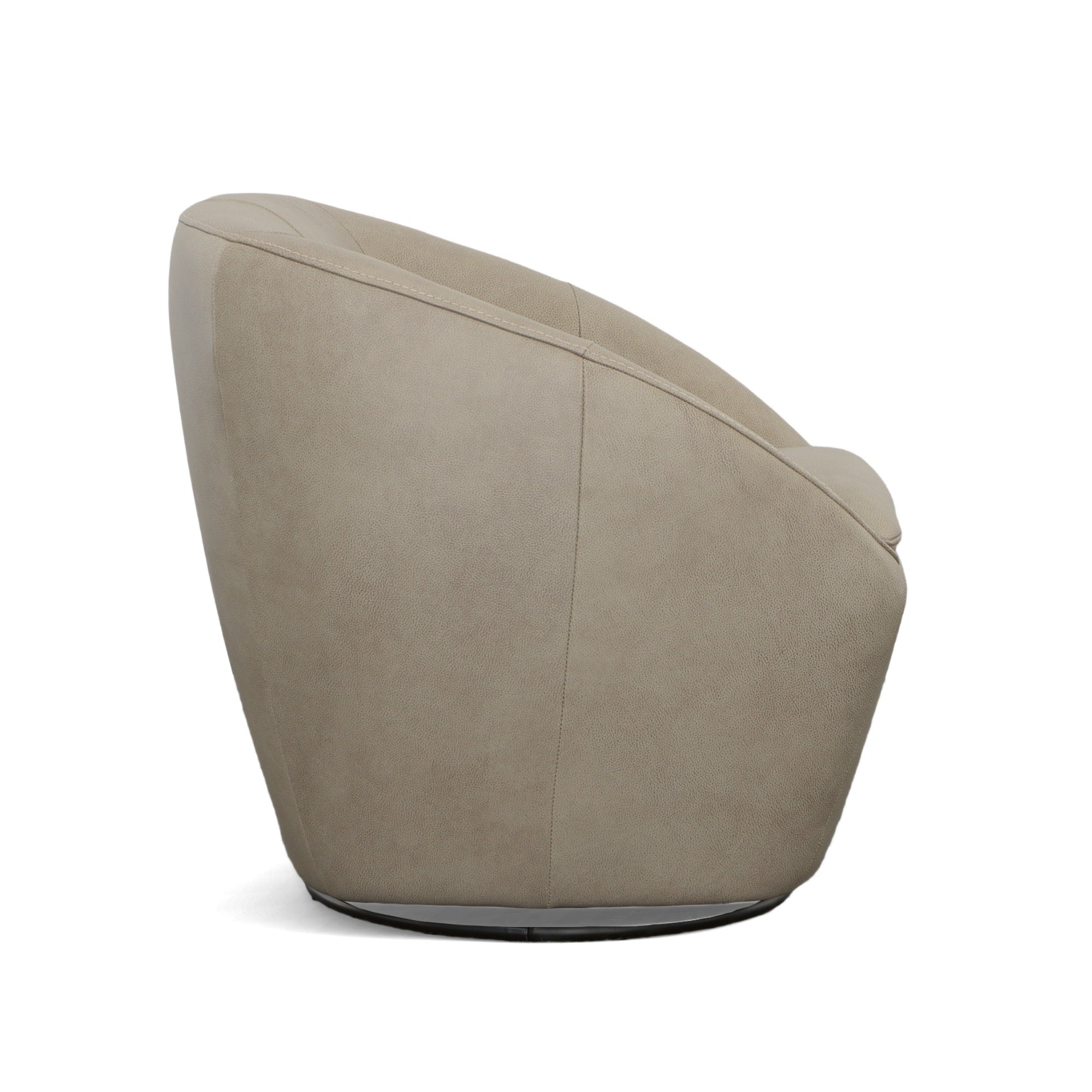 Wade Leather Swivel Chair
