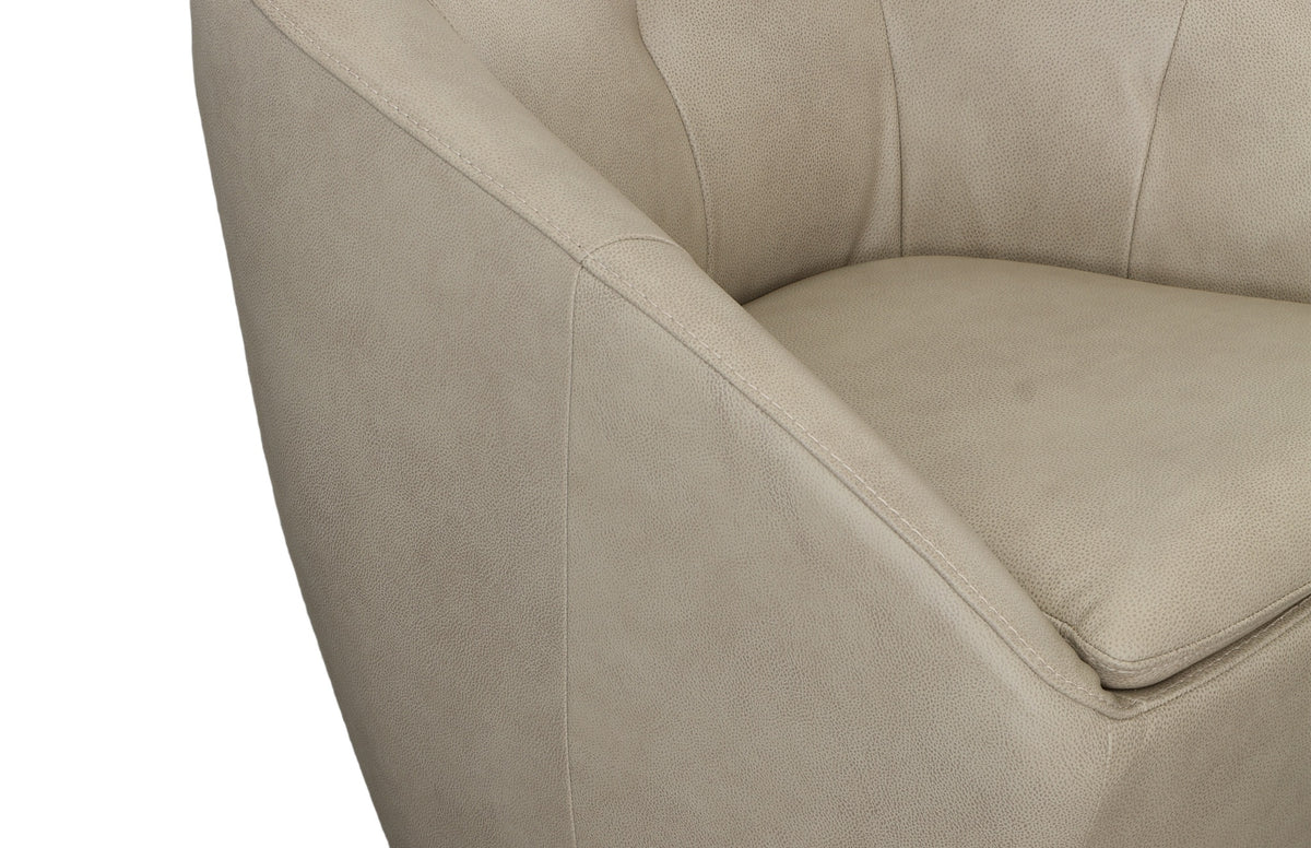 Wade Leather Swivel Chair