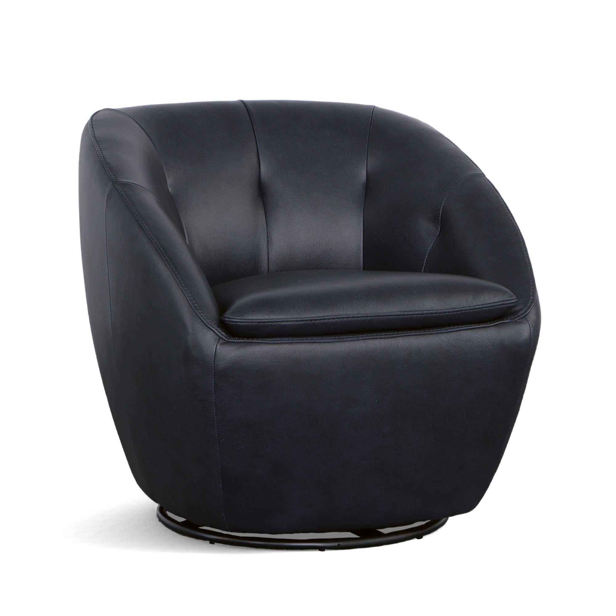 Wade Leather Swivel Chair