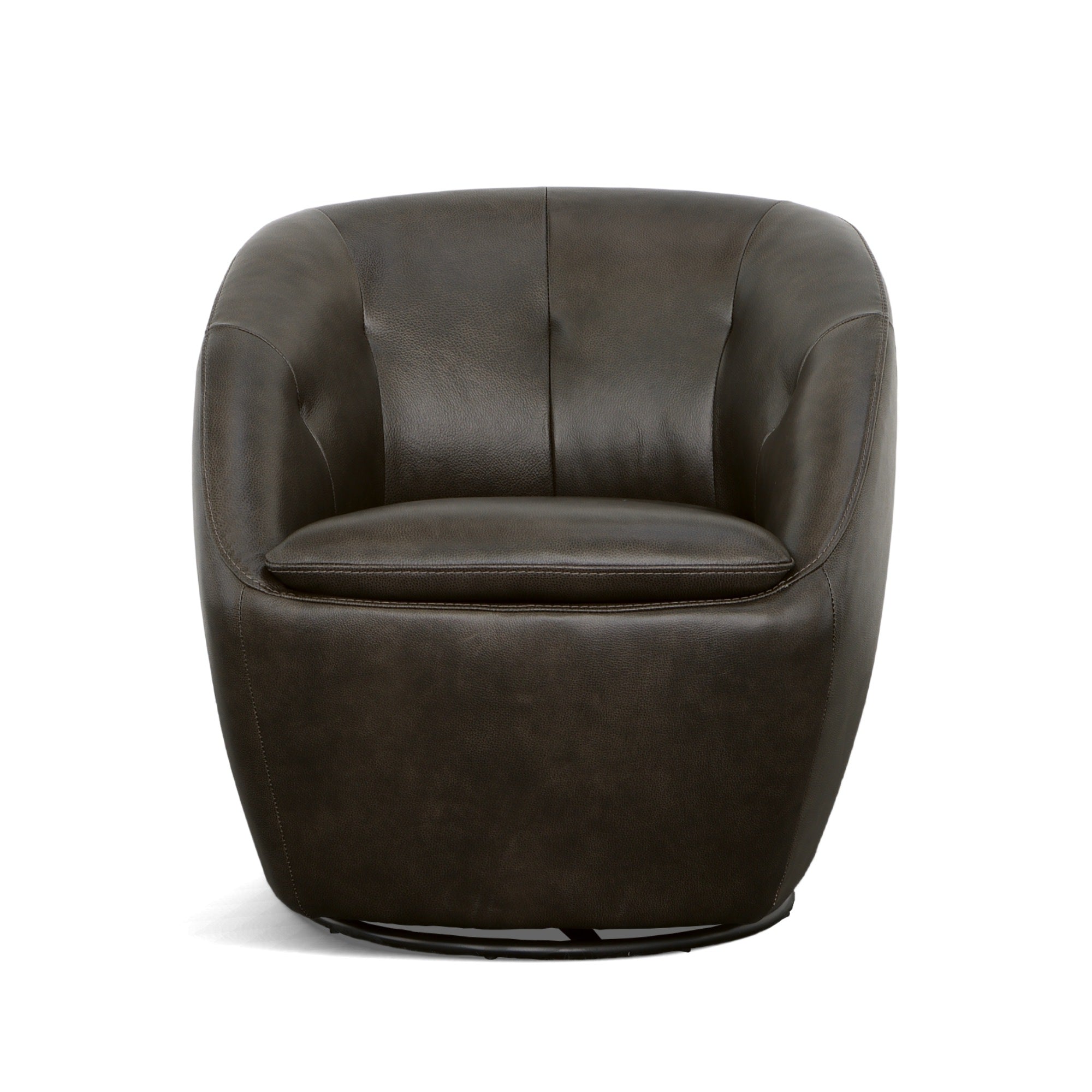 Wade Leather Swivel Chair