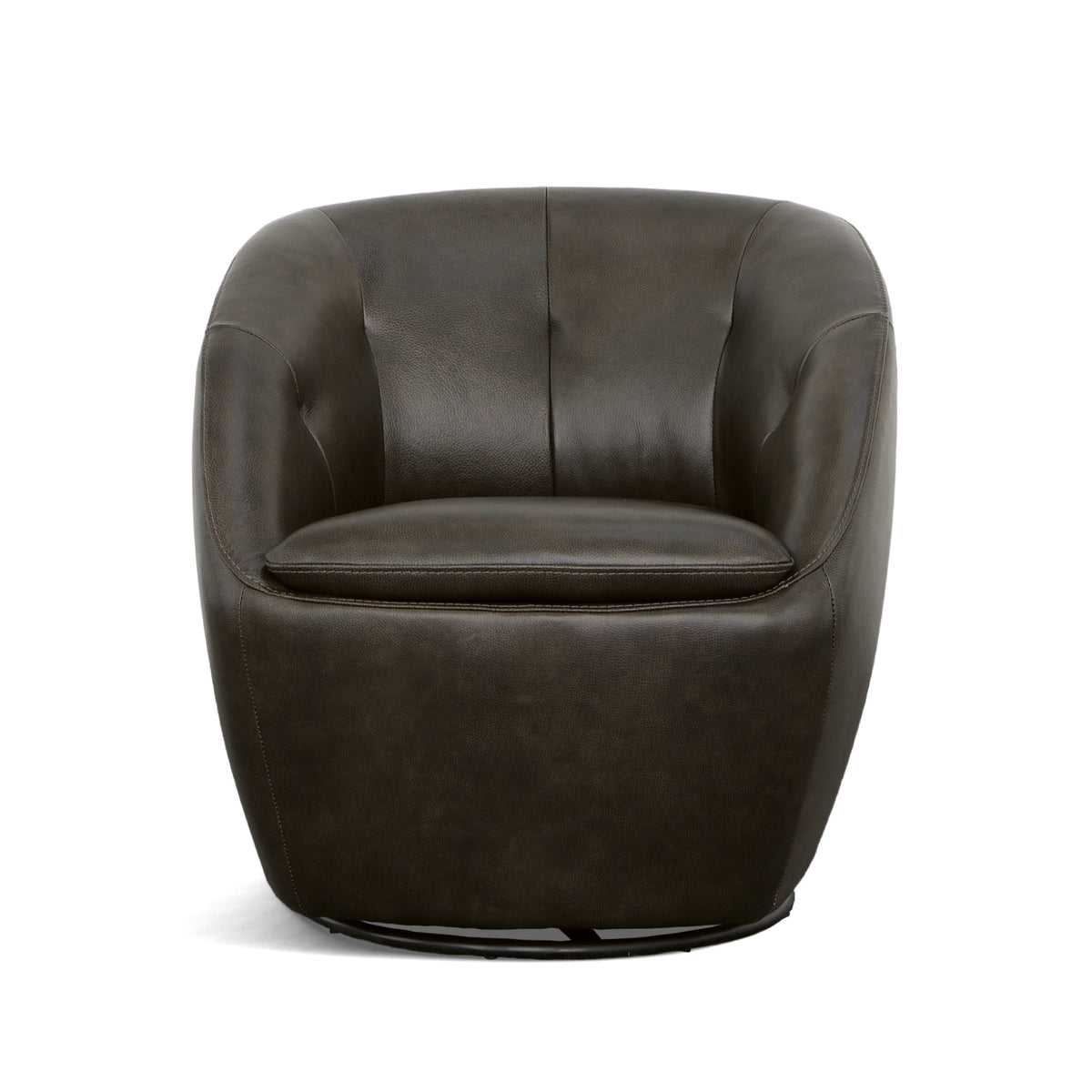 Wade Leather Swivel Chair