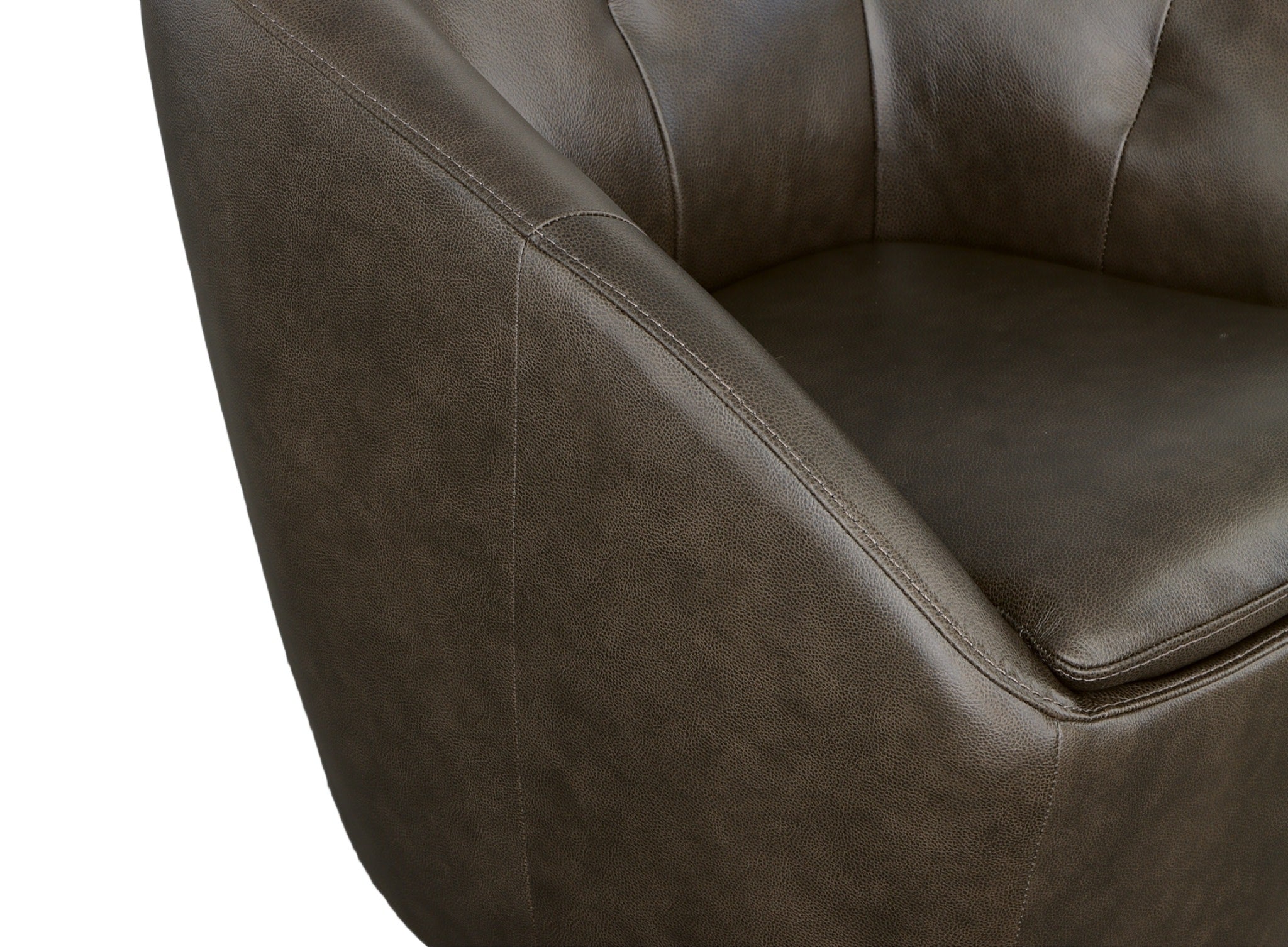 Wade Leather Swivel Chair