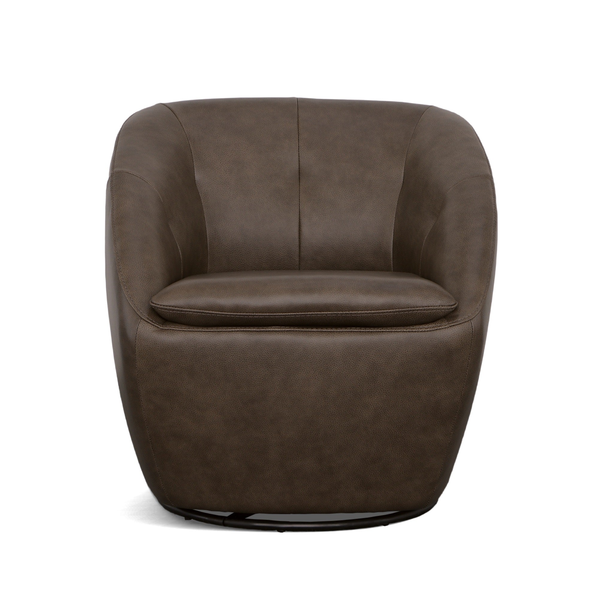 Wade Leather Swivel Chair