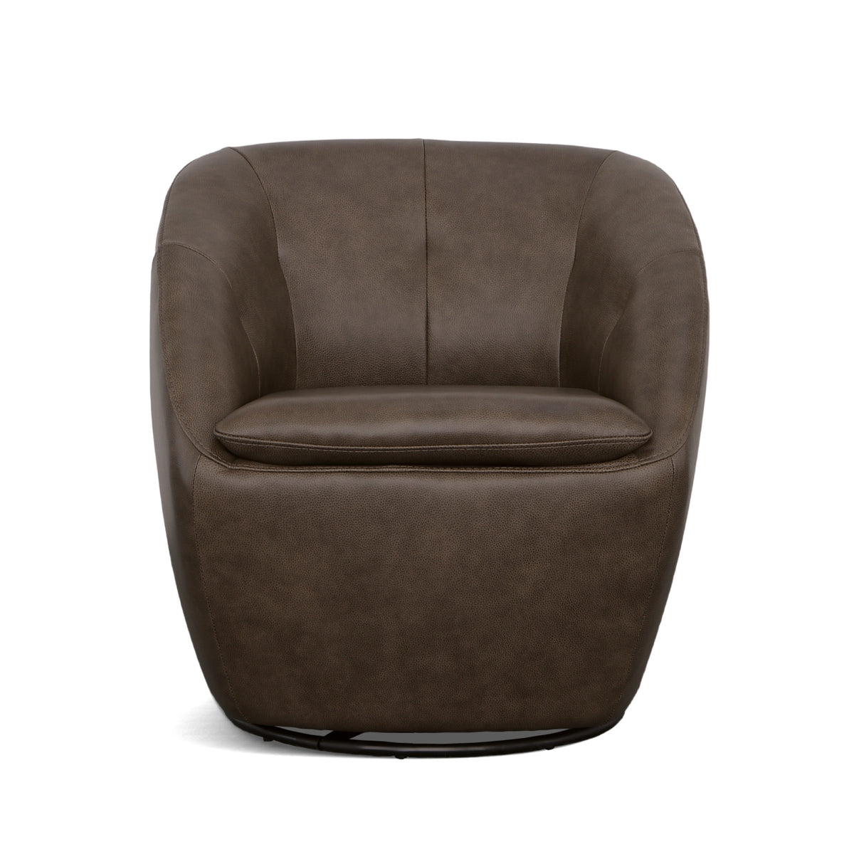 Wade Leather Swivel Chair