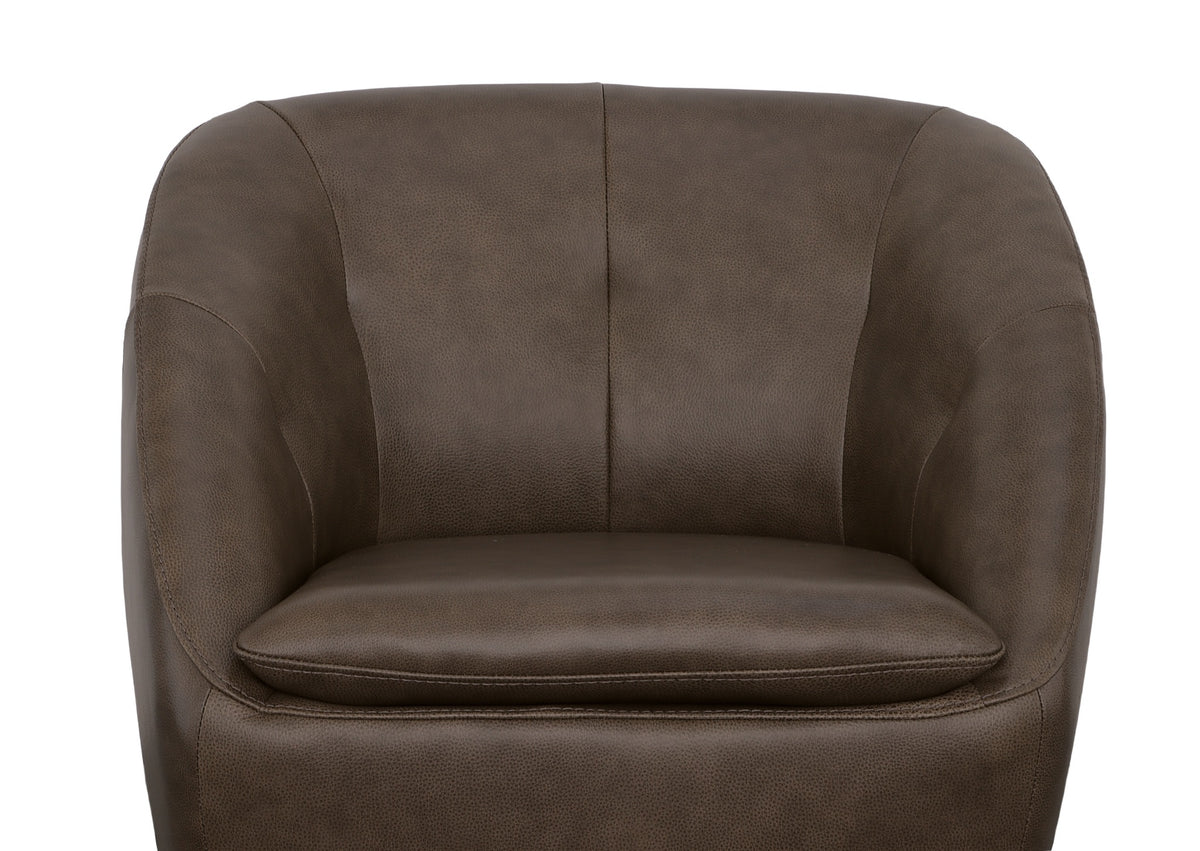 Wade Leather Swivel Chair