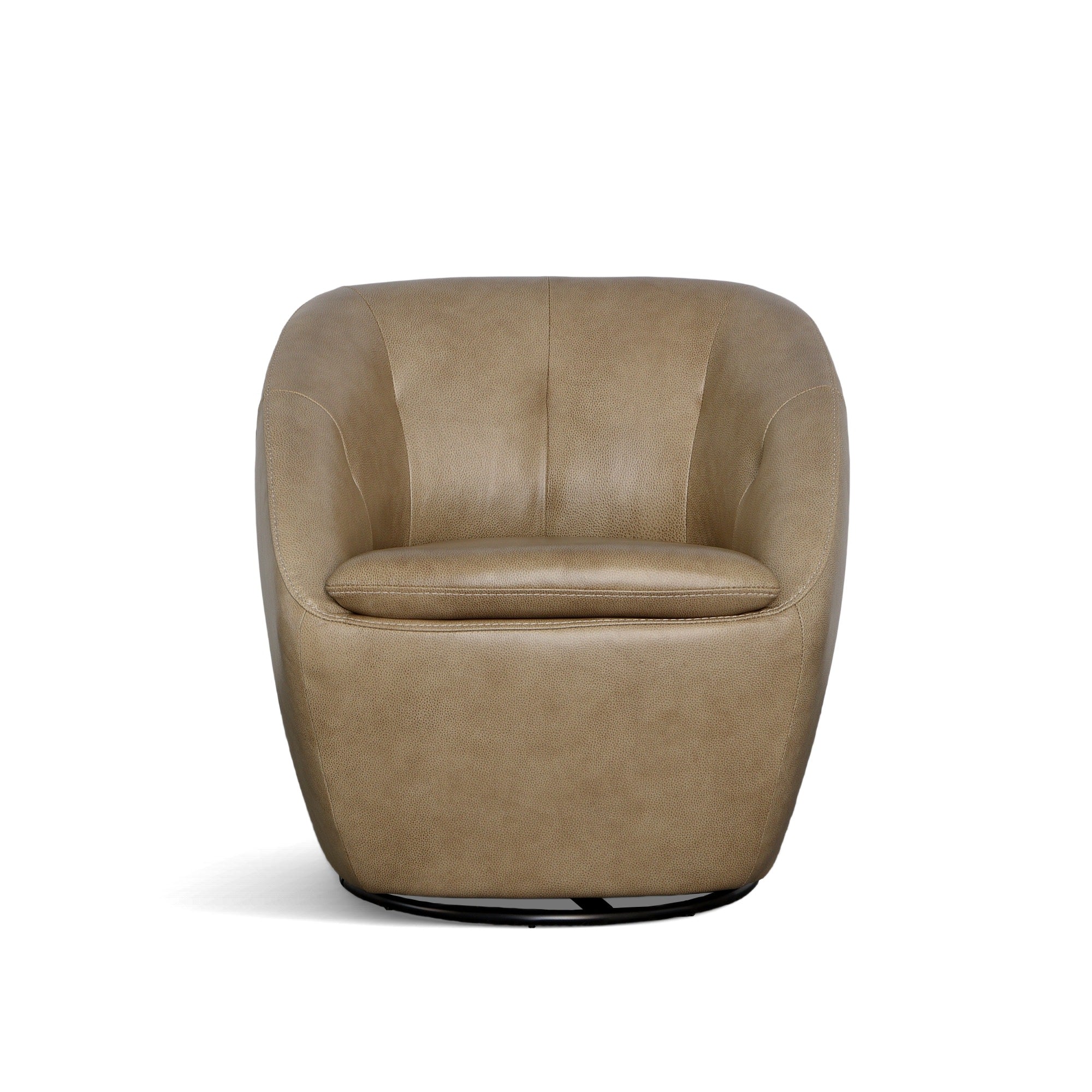 Wade Leather Swivel Chair