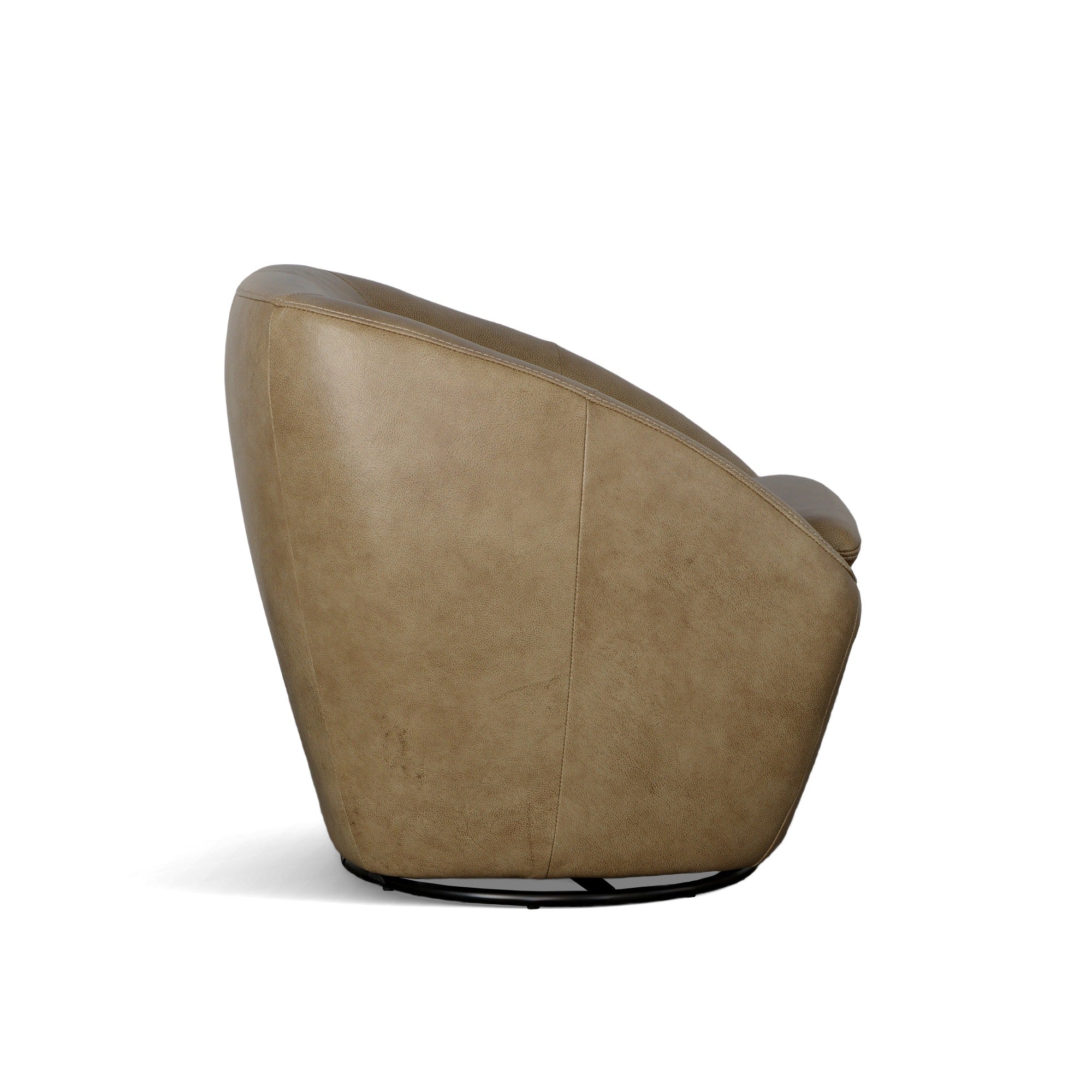 Wade Leather Swivel Chair