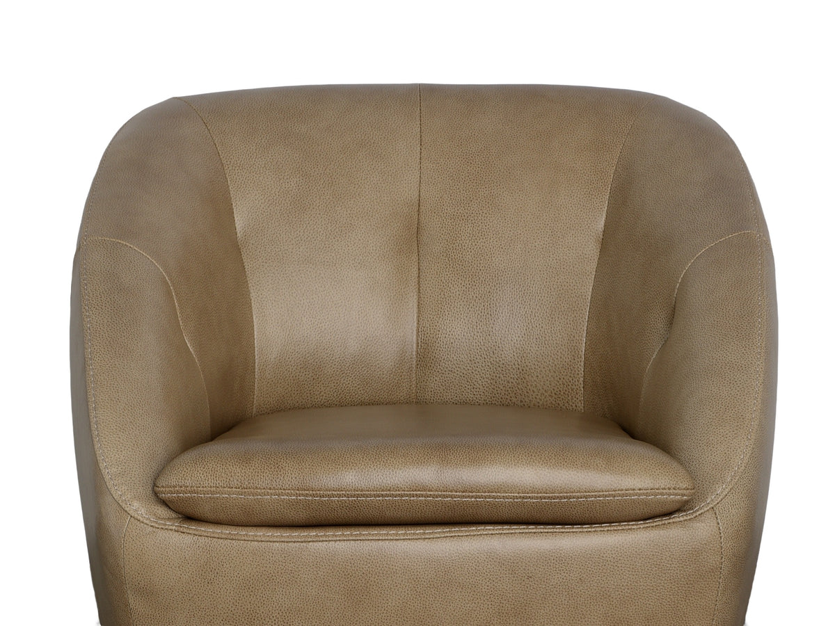 Wade Leather Swivel Chair