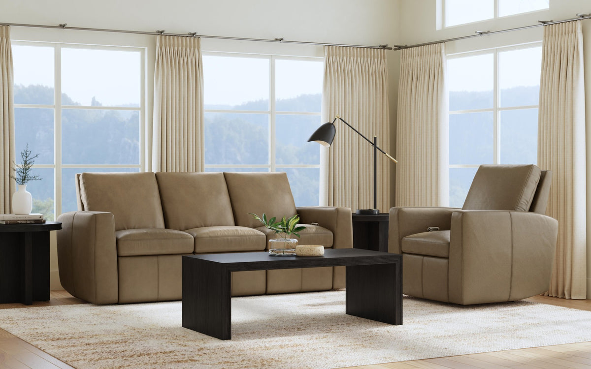 Aria Leather Power Reclining Sofa