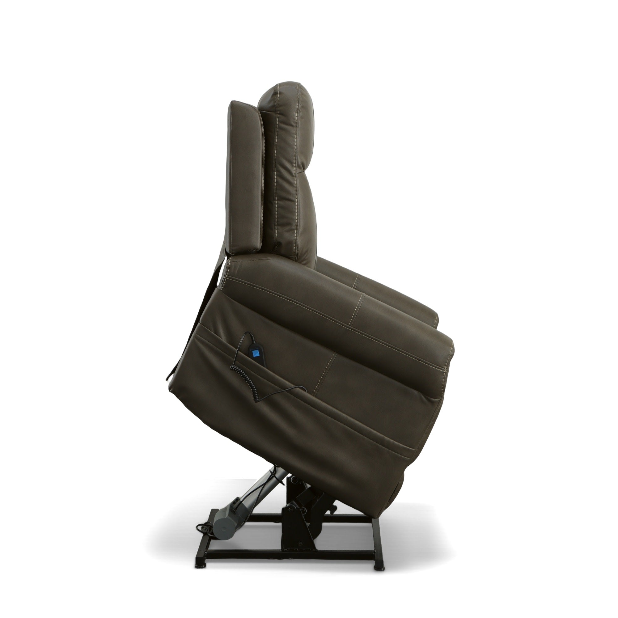 Jenkins Fabric Power Lift Recliner with Right-Hand Control & Power Headrest
