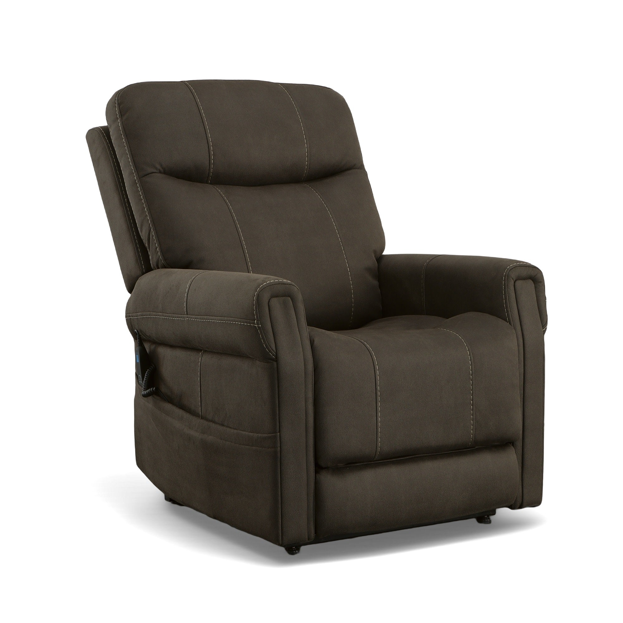 Jenkins Fabric Power Lift Recliner with Right-Hand Control & Power Headrest