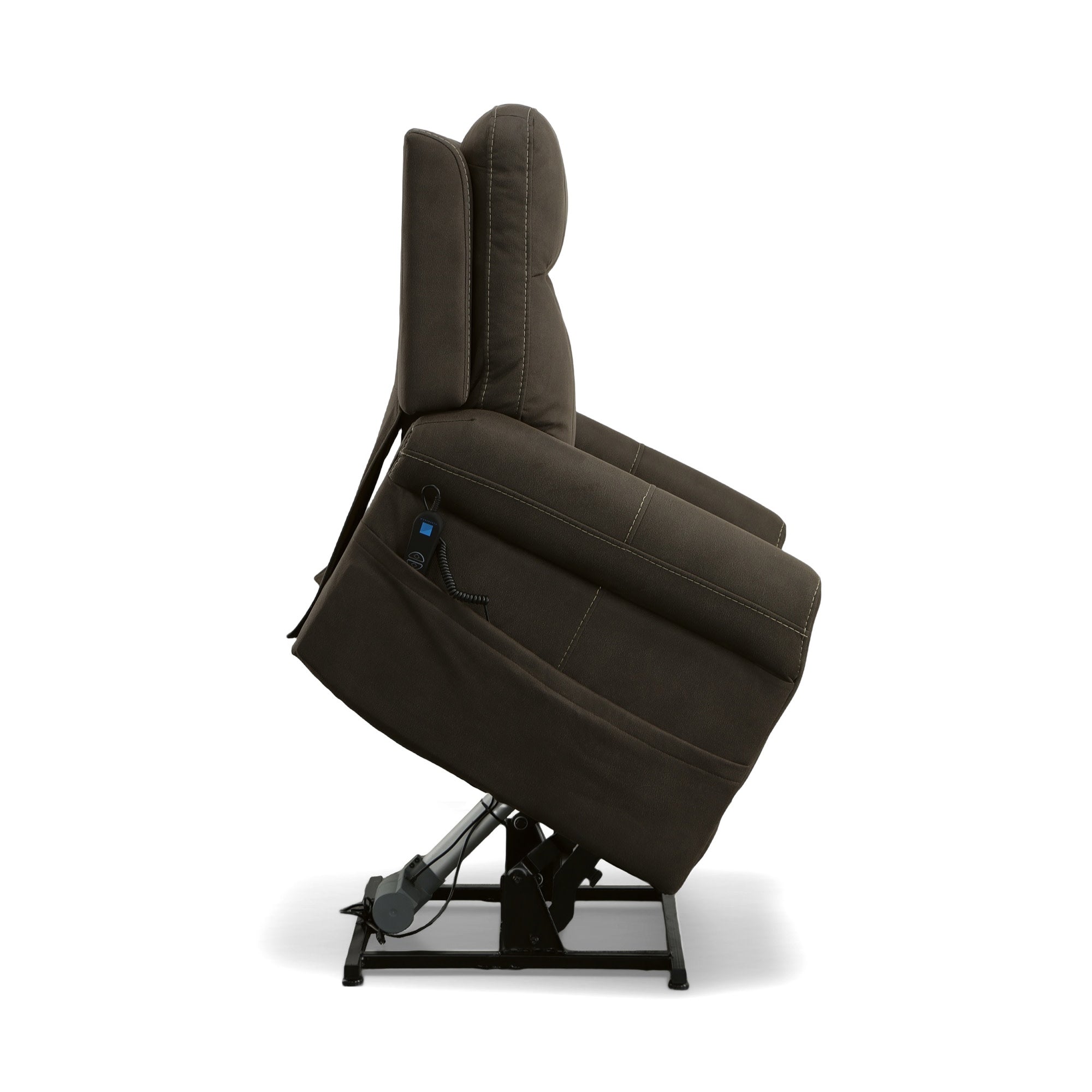 Jenkins Fabric Power Lift Recliner with Right-Hand Control & Power Headrest