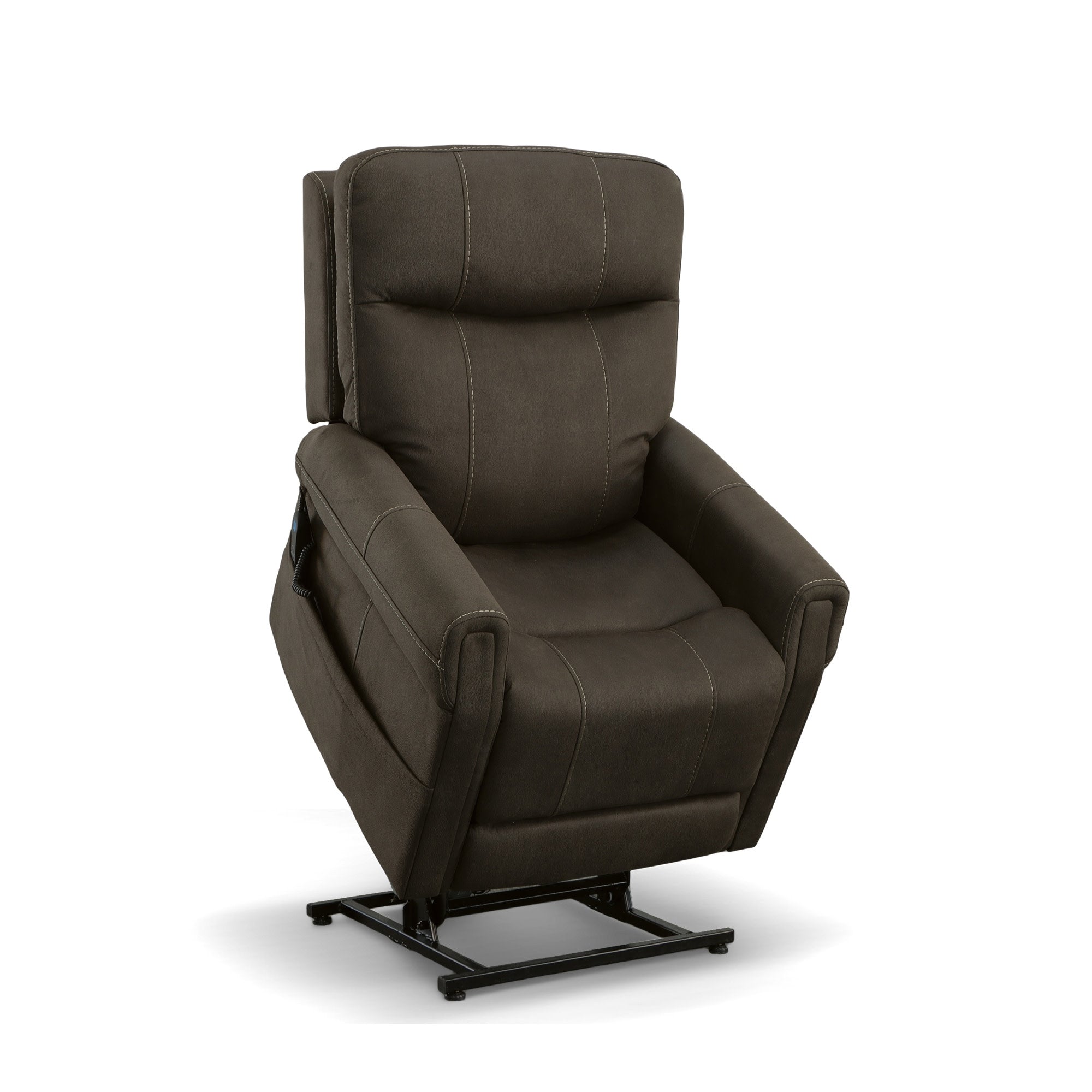 Jenkins Fabric Power Lift Recliner with Right-Hand Control & Power Headrest