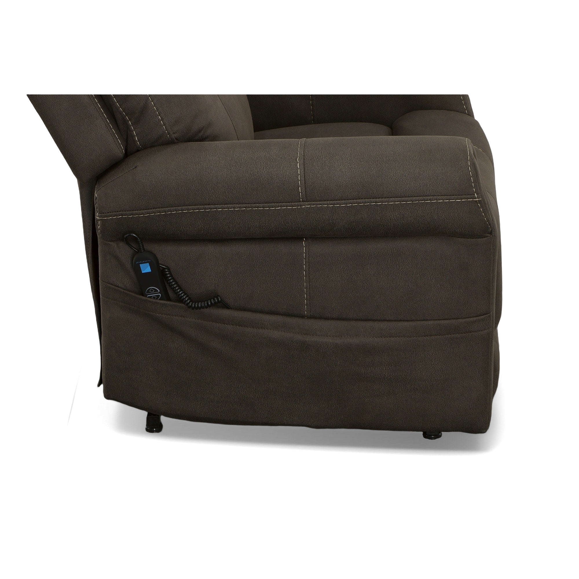 Jenkins Fabric Power Lift Recliner with Right-Hand Control & Power Headrest