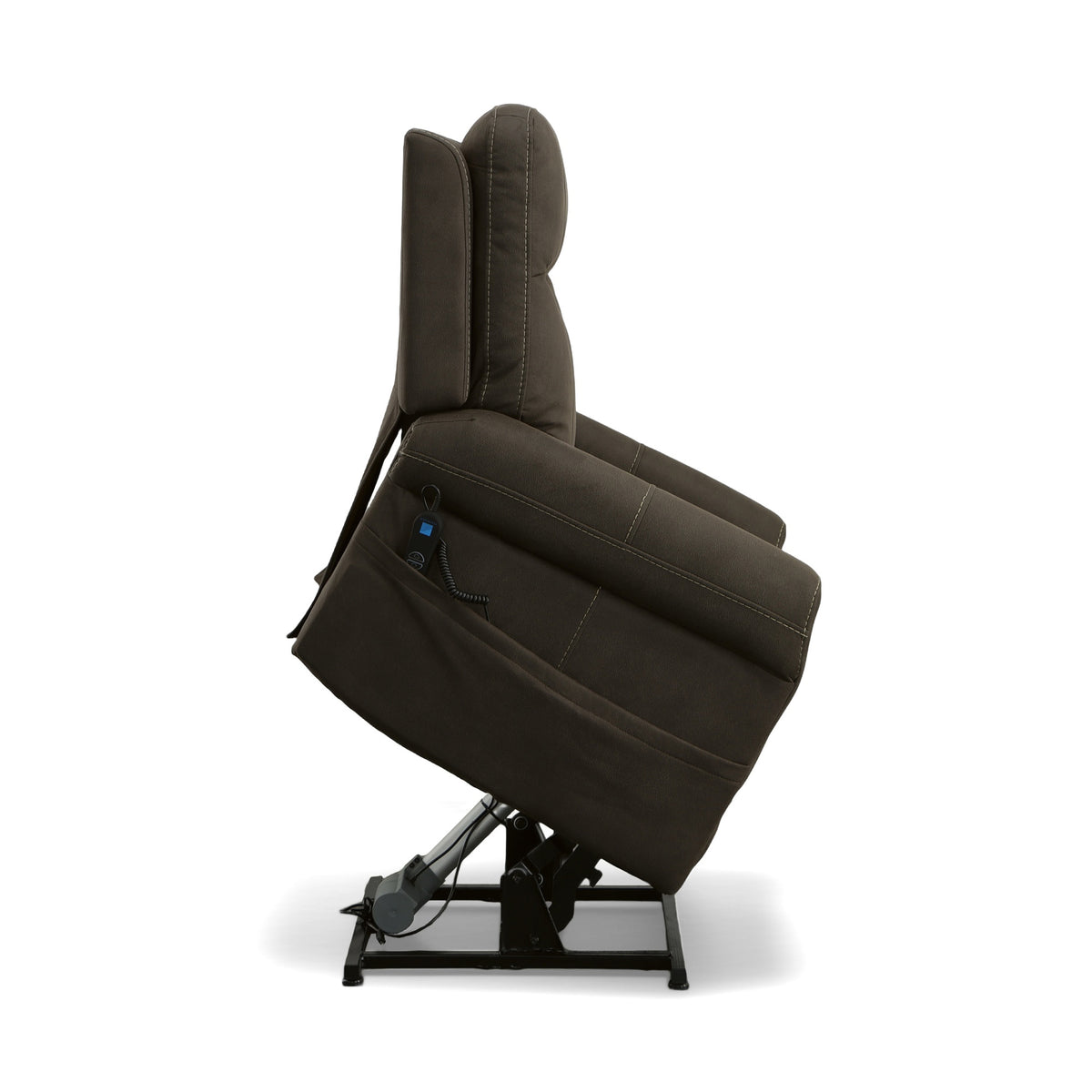 Jenkins Fabric Power Lift Recliner with Right-Hand Control & Power Headrest