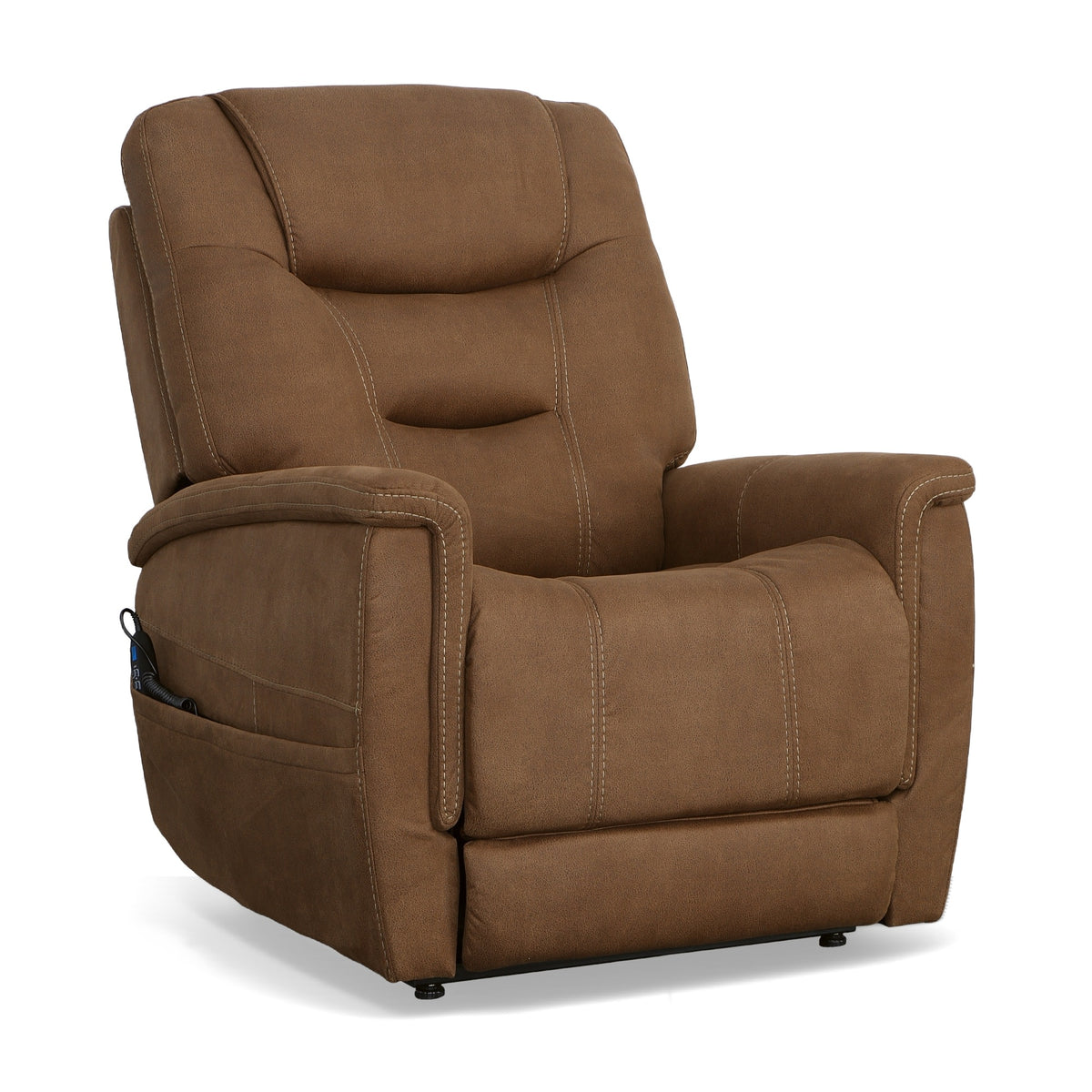 Shaw Fabric Power Lift Recliner with Power Headrest & Lumbar