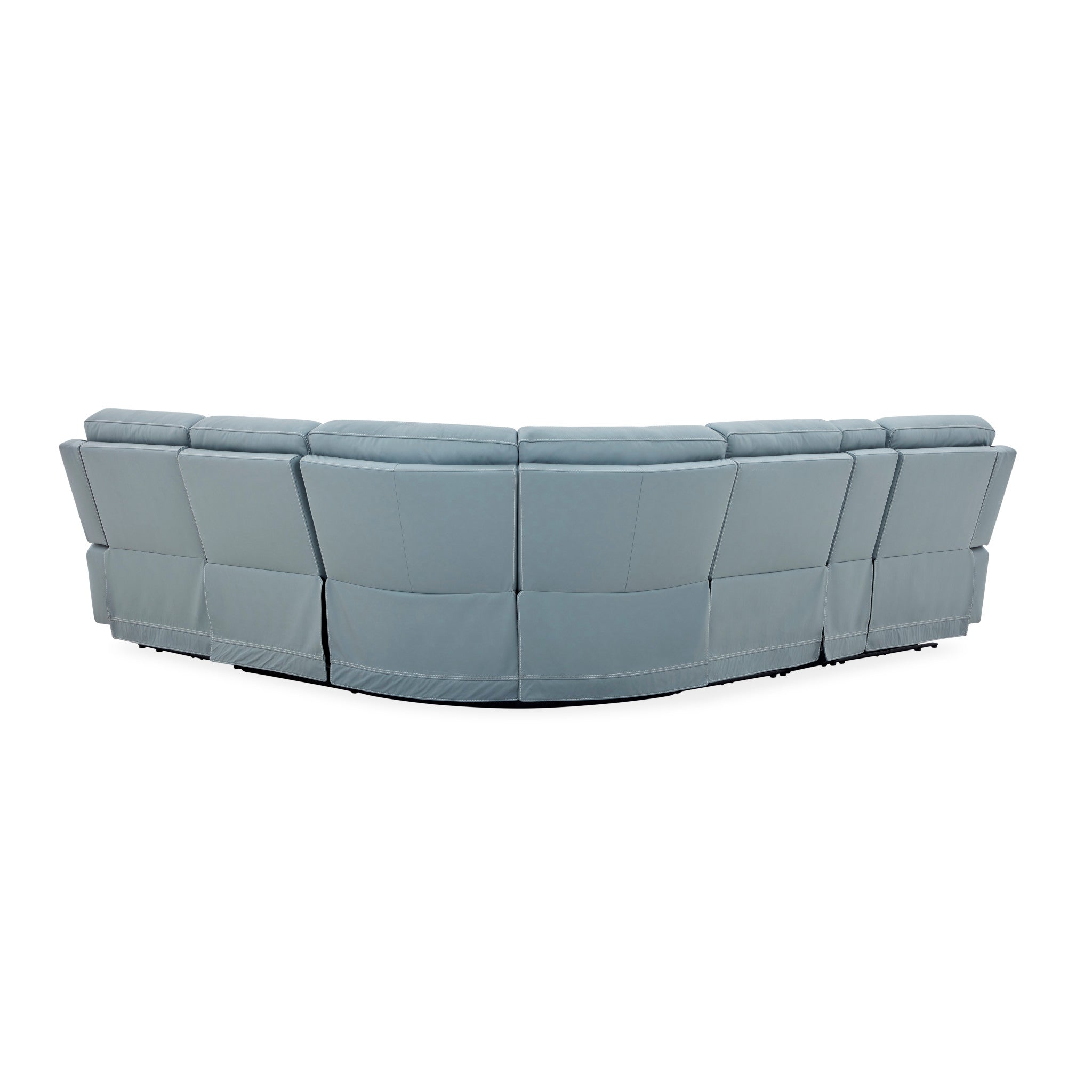 Sterling Leather Power Reclining Sectional with Power Headrest