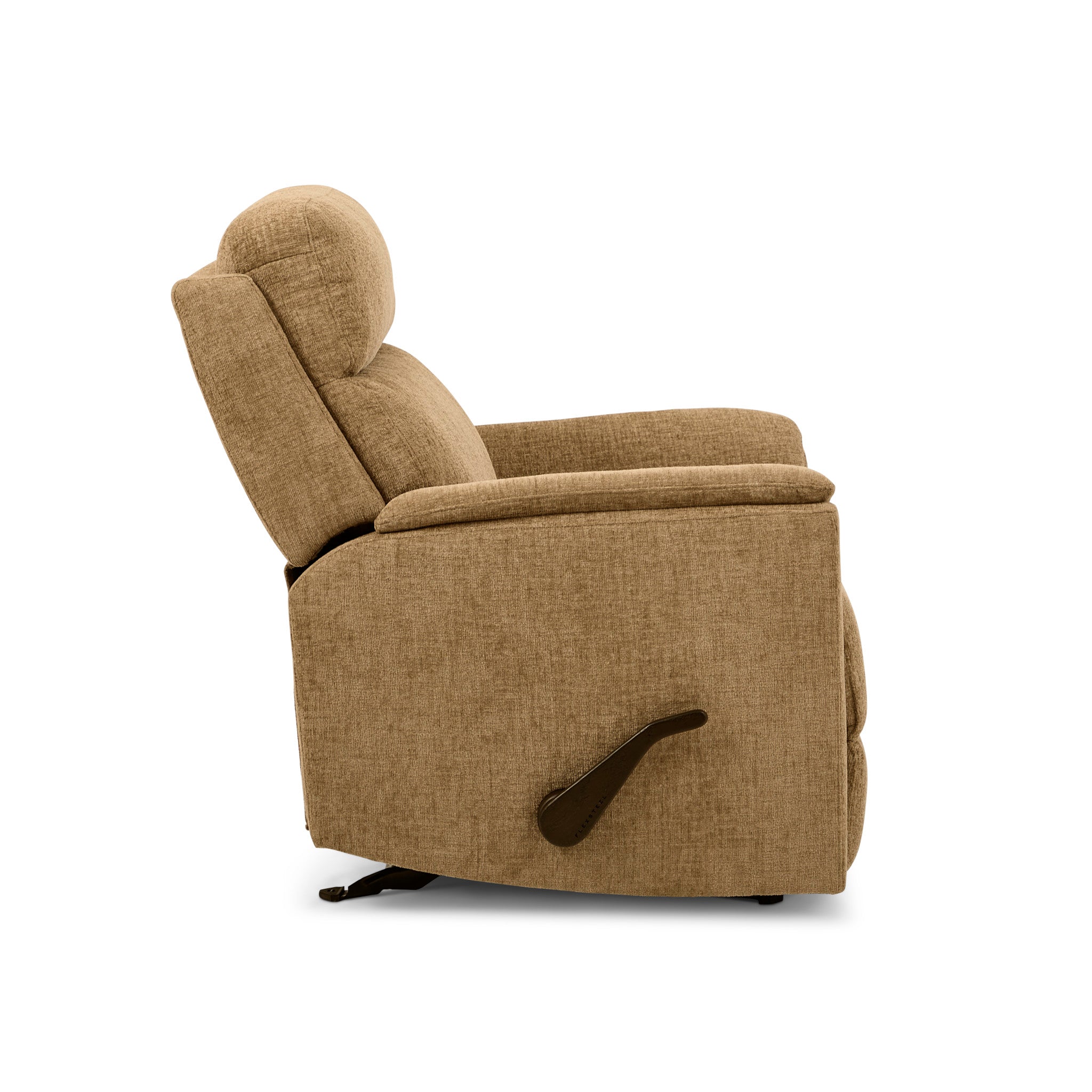 Compact Fabric Gliding Recliner
