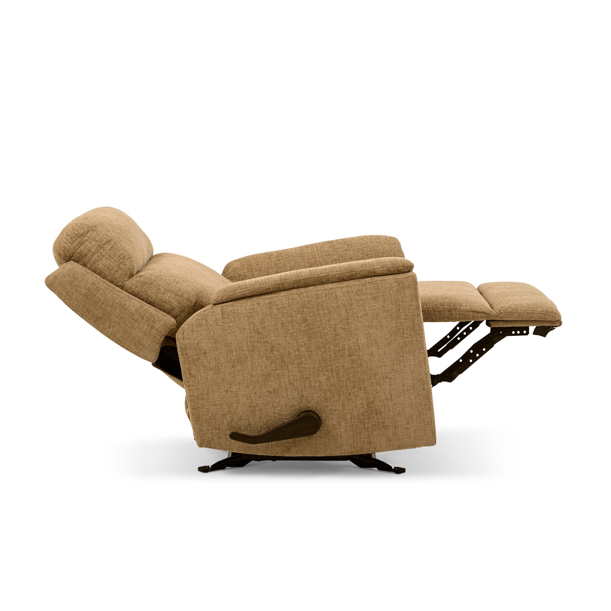 Compact Fabric Gliding Recliner
