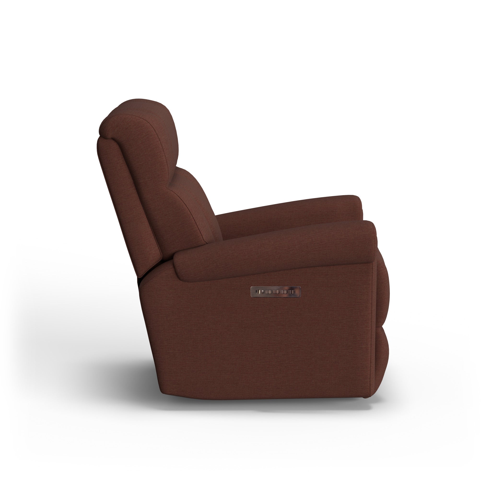 Classic Fabric Power Gliding Recliner with Power Headrest & Lumbar