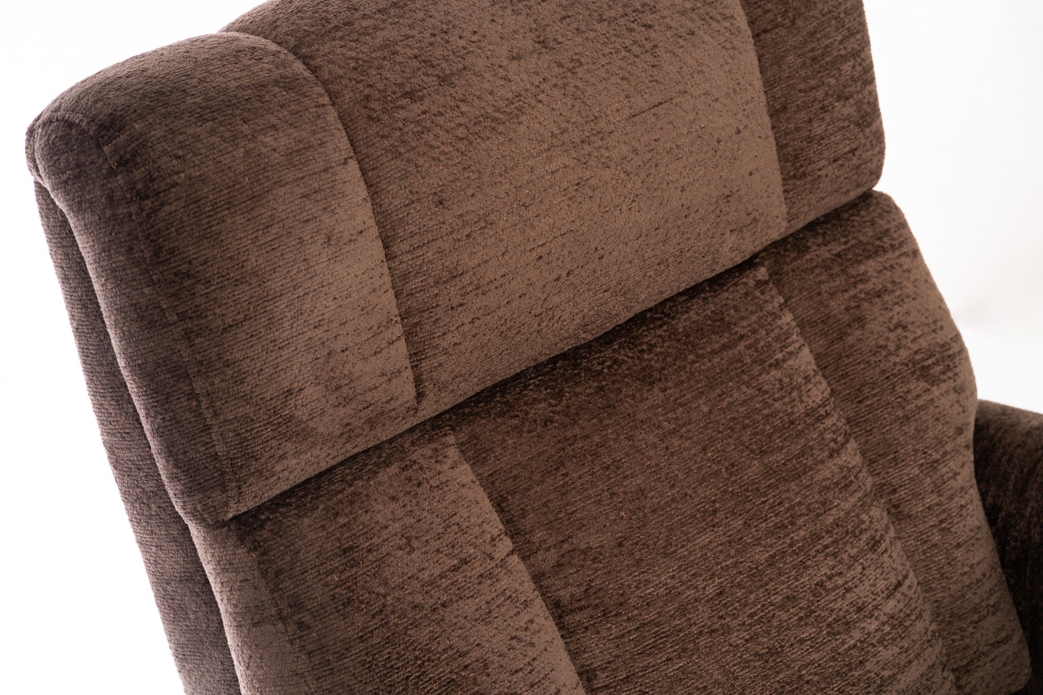 Classic Fabric Power Gliding Recliner with Power Headrest & Lumbar