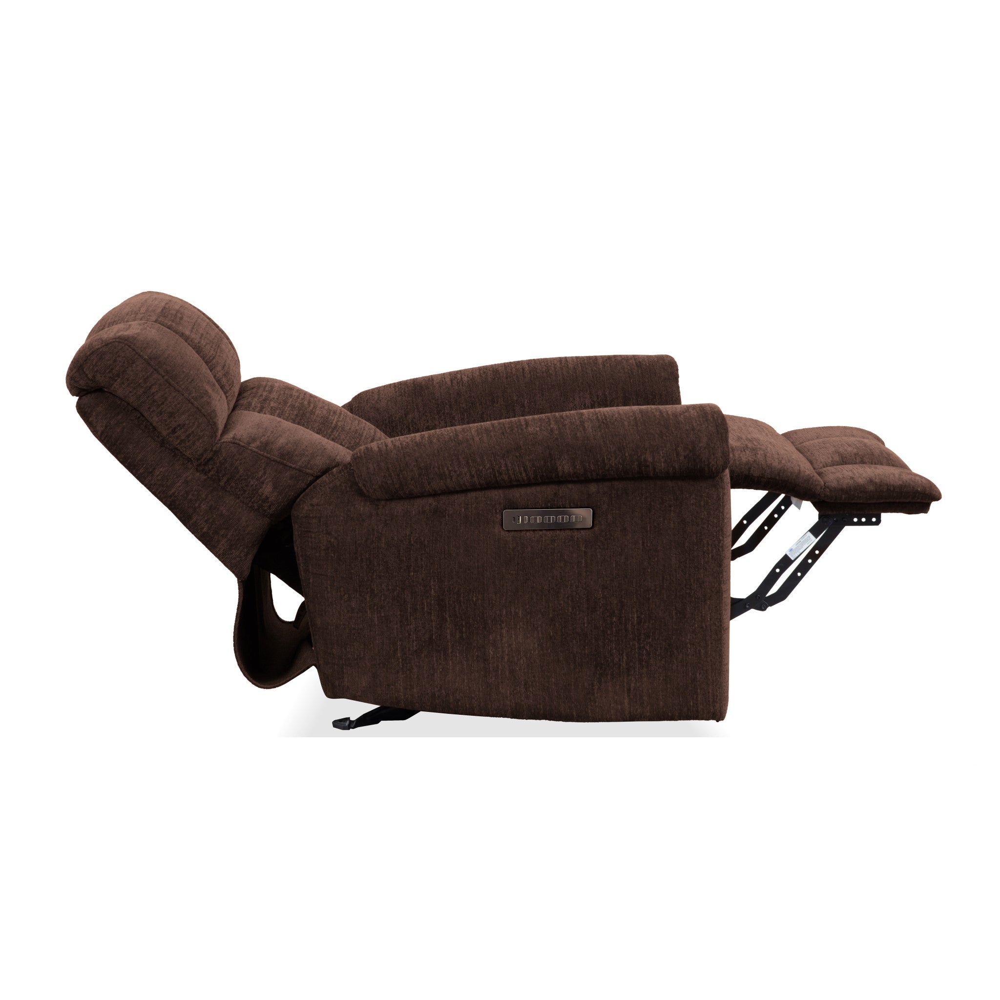 Classic Fabric Power Gliding Recliner with Power Headrest & Lumbar