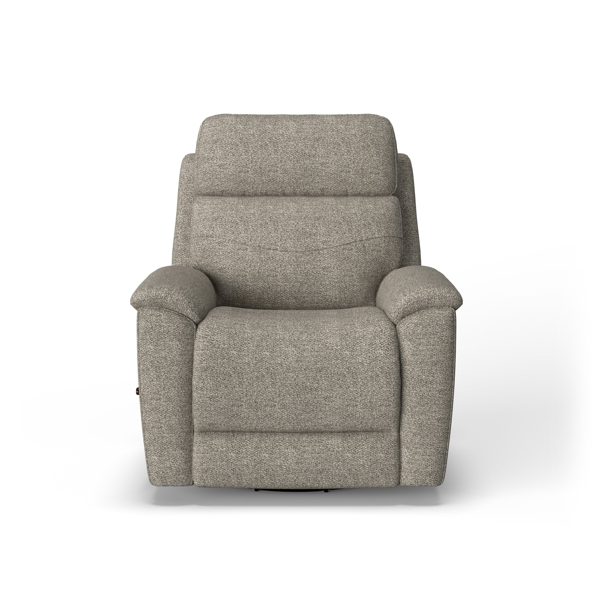 Refined Fabric Swivel Gliding Recliner