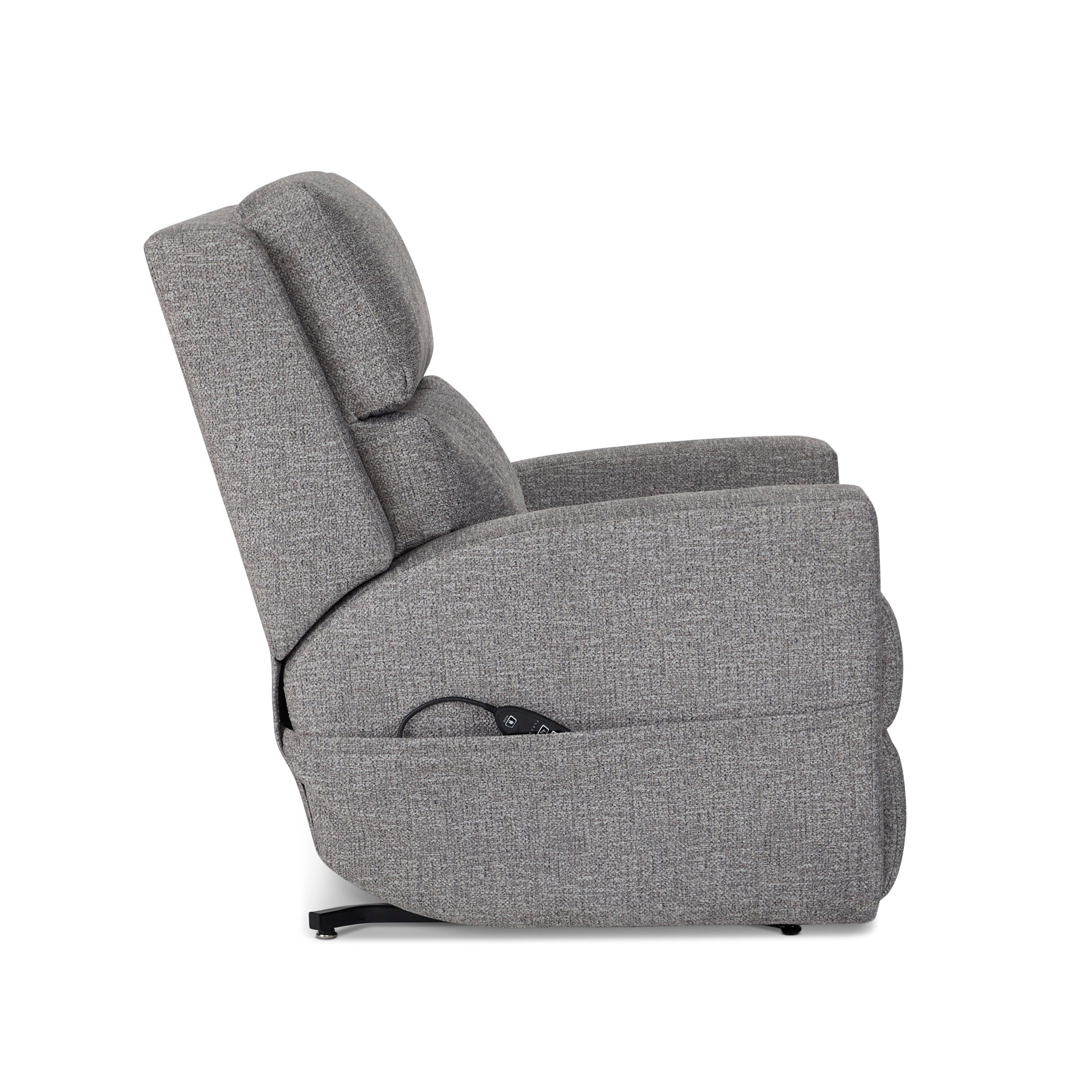 Score Fabric Power Lift Recliner with Power Headrest & Lumbar