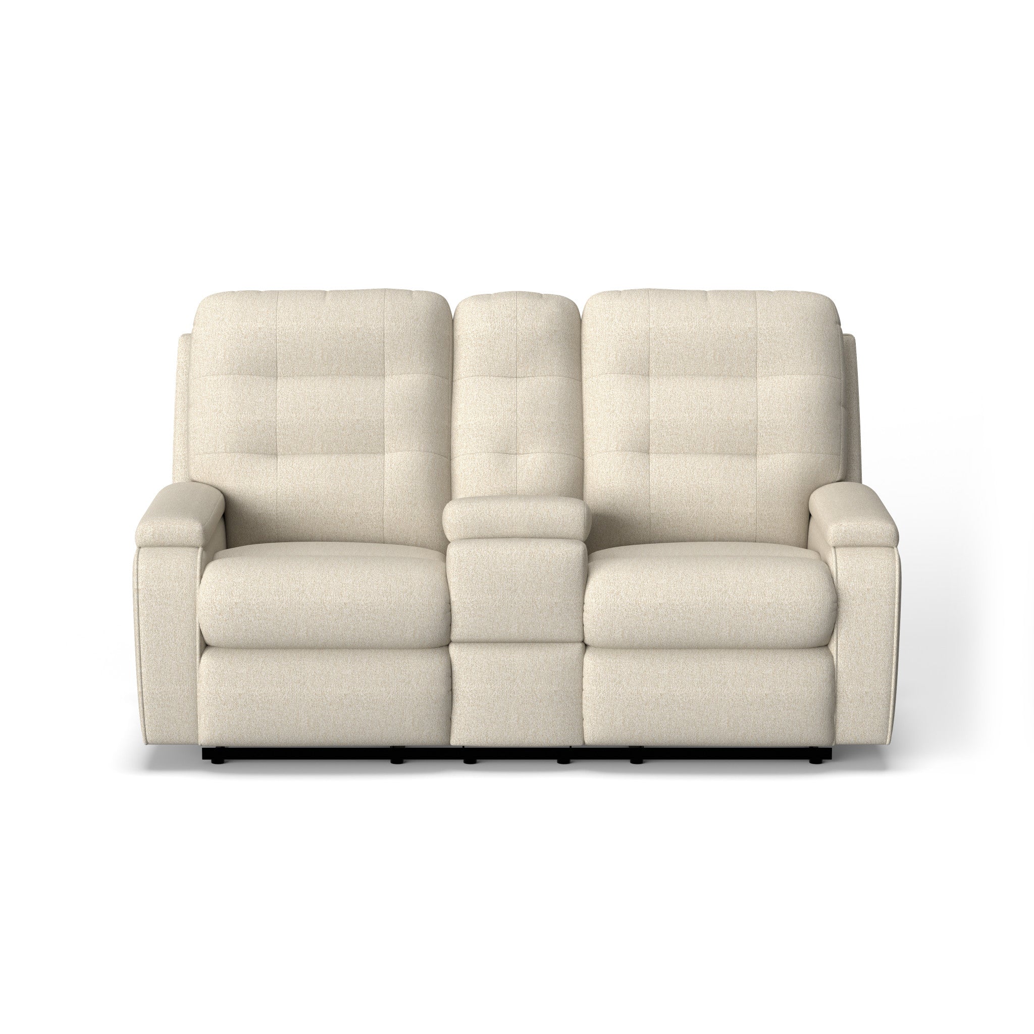 Kerrie Fabric Power Reclining Loveseat with Console