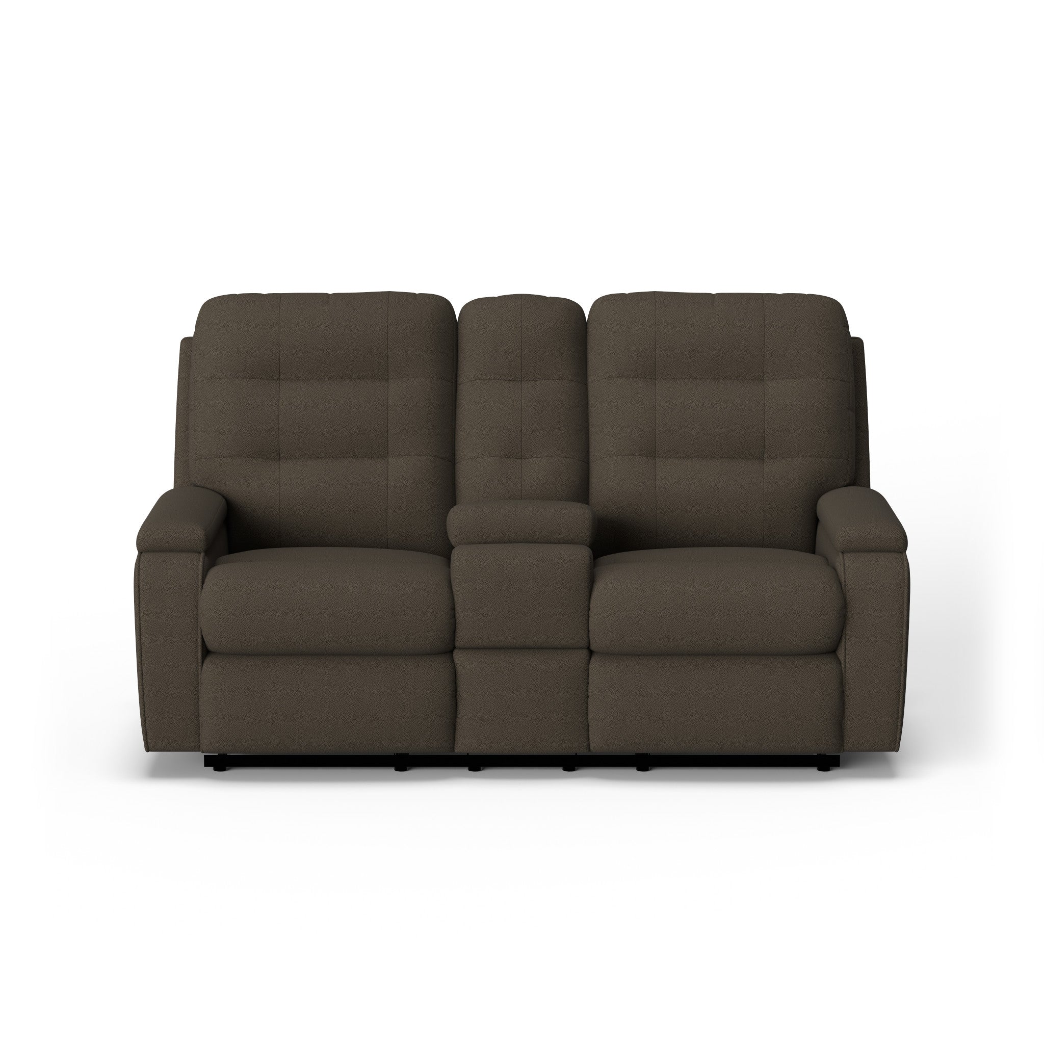 Kerrie Fabric Power Reclining Loveseat with Console