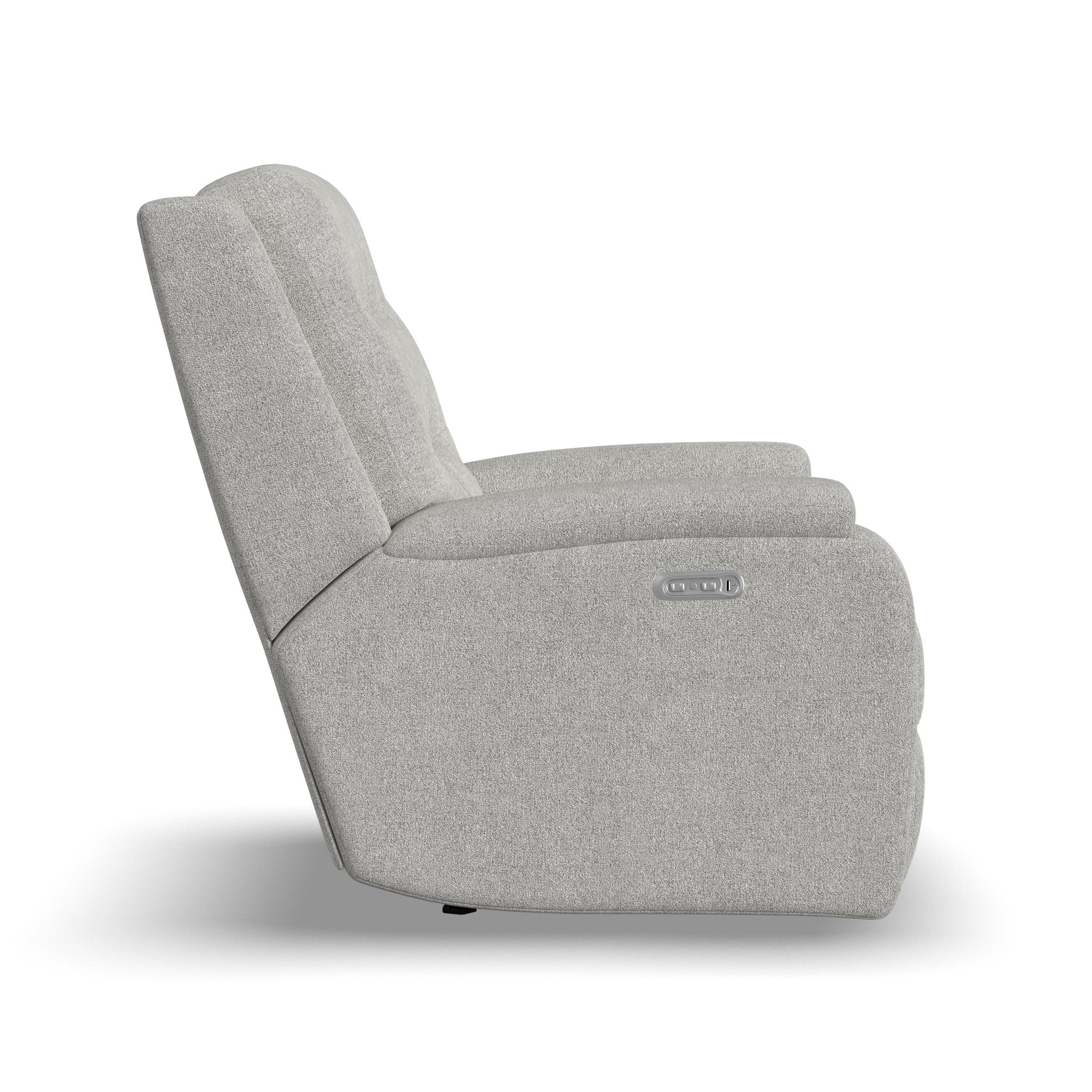 Arlo Fabric Power Rocking Recliner with Power Headrest