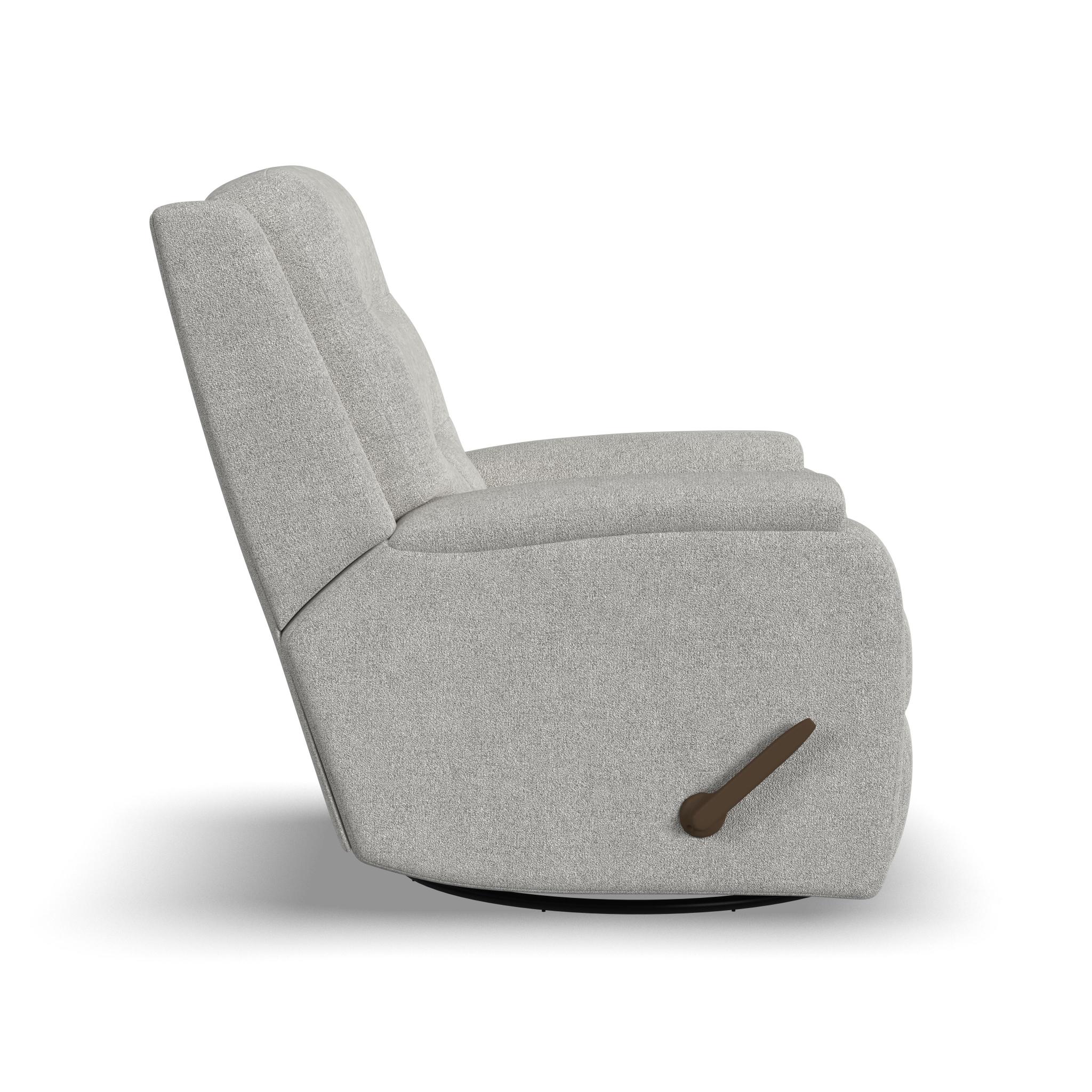 Arlo Fabric Swivel Gliding Recliner
