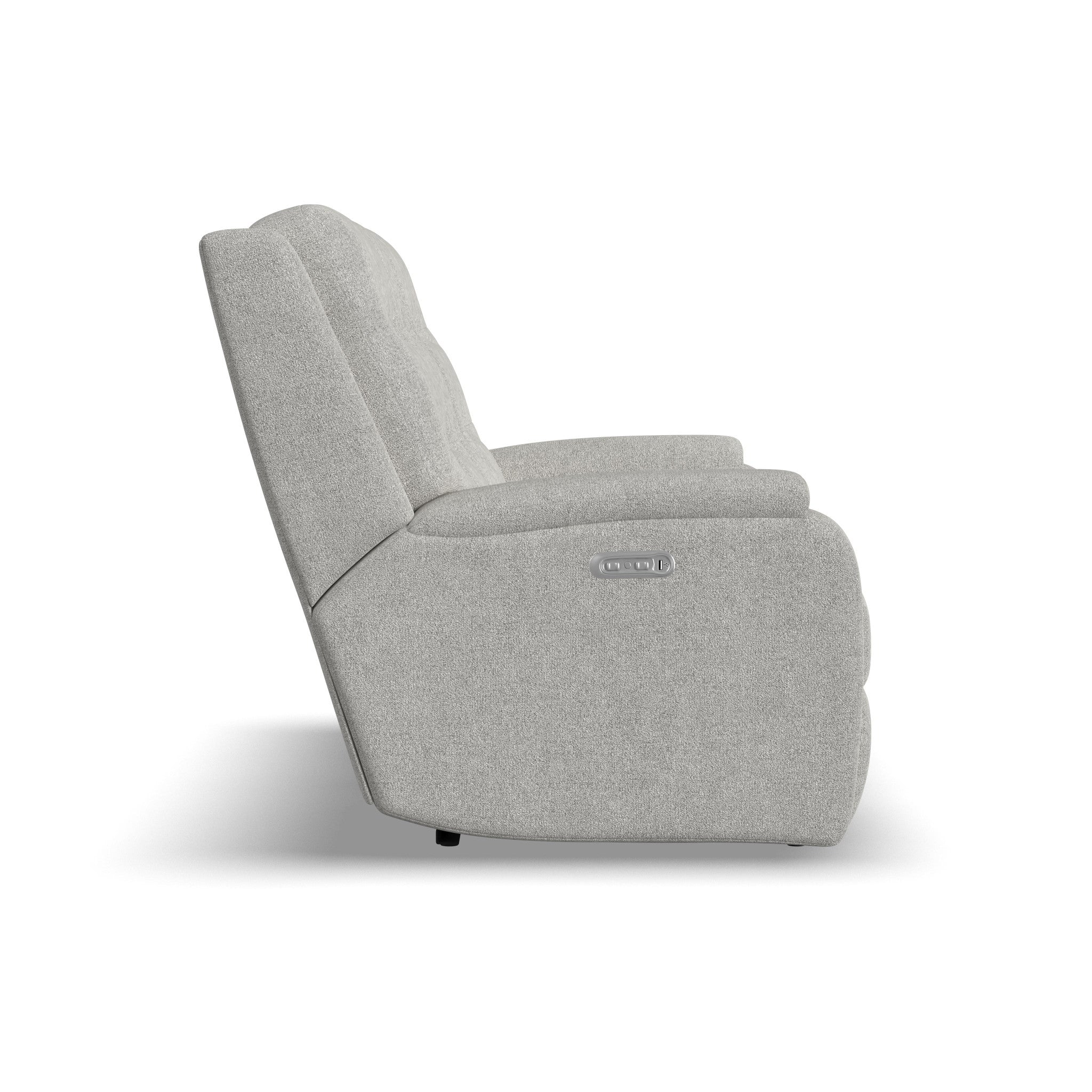 Arlo Fabric Power Reclining Loveseat with Console & Power Headrests