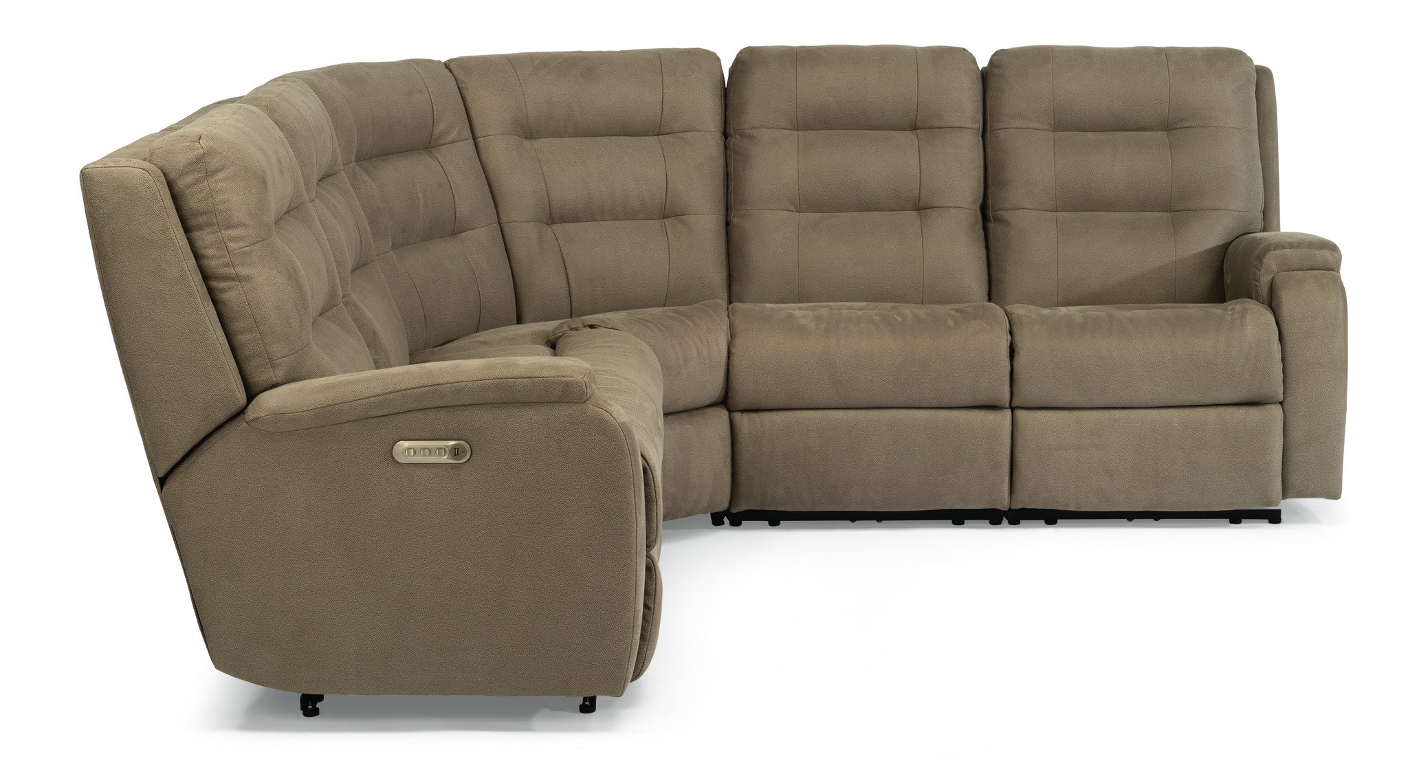 Arlo Power Reclining Sectional with Power Headrests & Lumbar