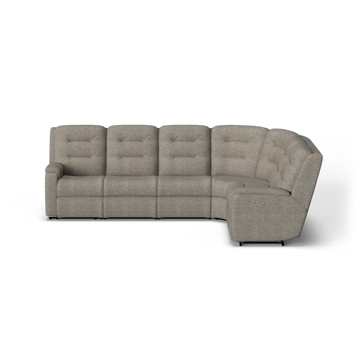 Arlo Fabric Power Reclining Sectional with Power Headrests