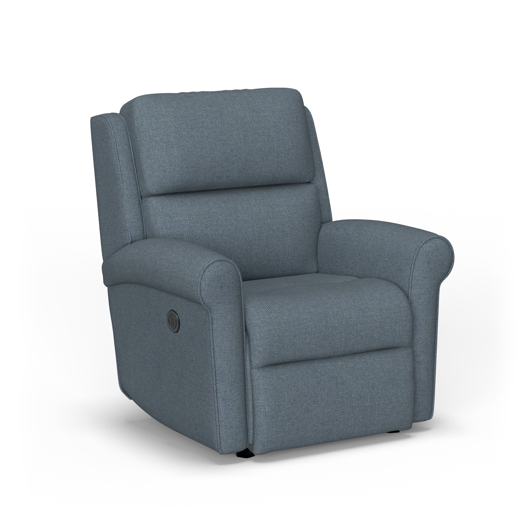 Belle Fabric Power Rocking Recliner