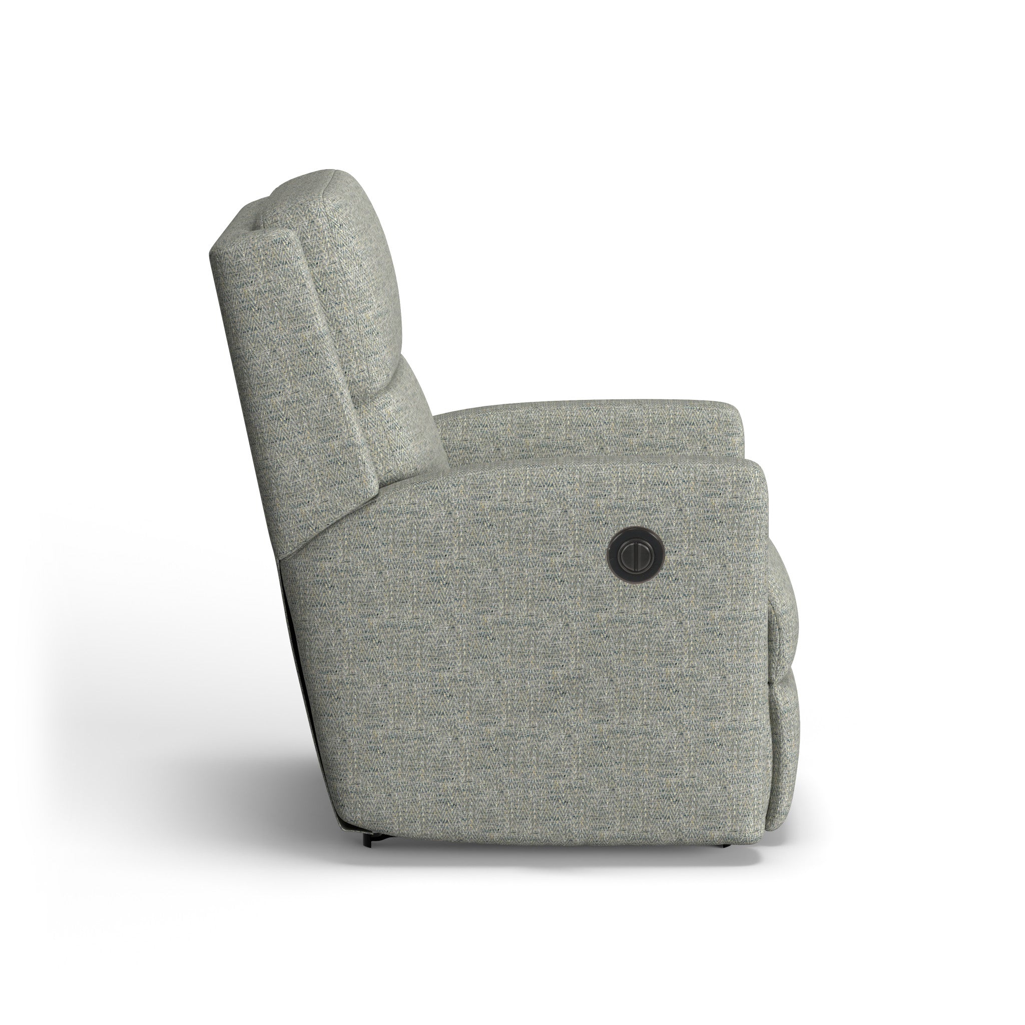 Chip Fabric Power Rocking Recliner