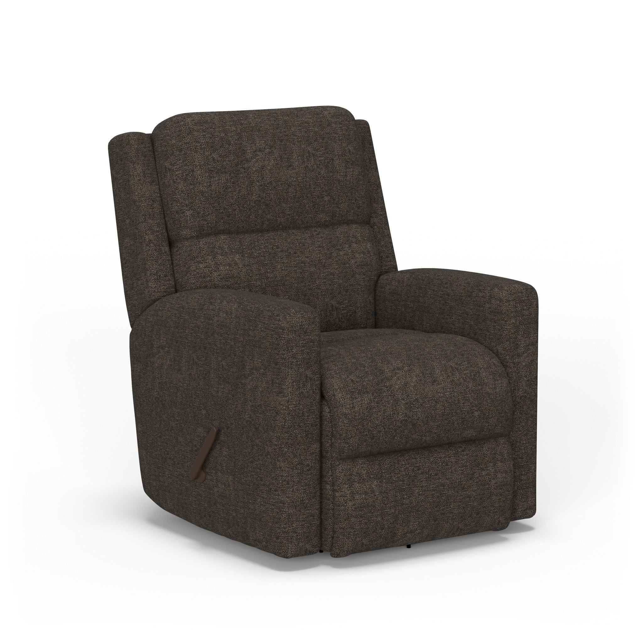 Chip Fabric Swivel Gliding Recliner