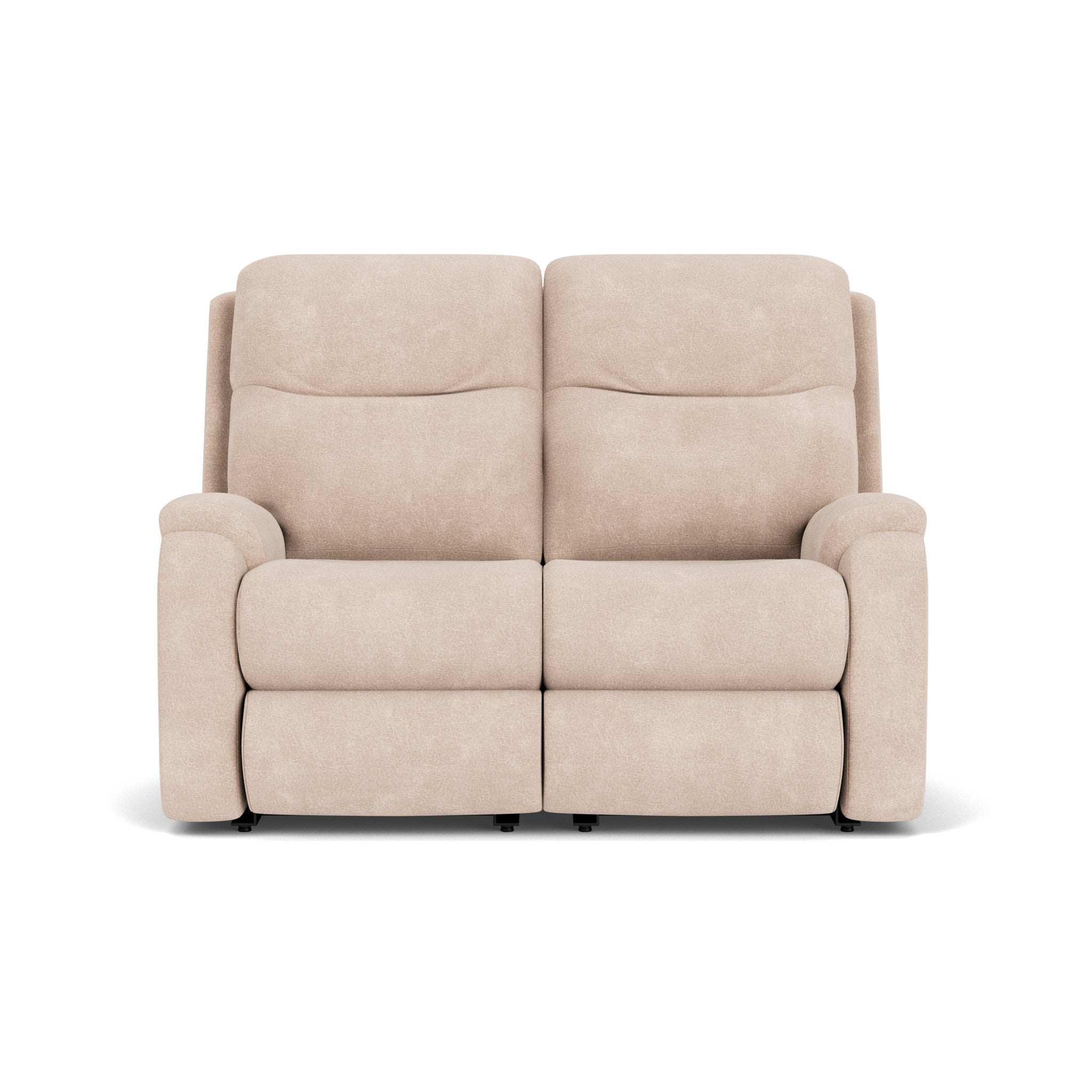 Penn Fabric Power Reclining Loveseat with Power Headrests & Lumbar
