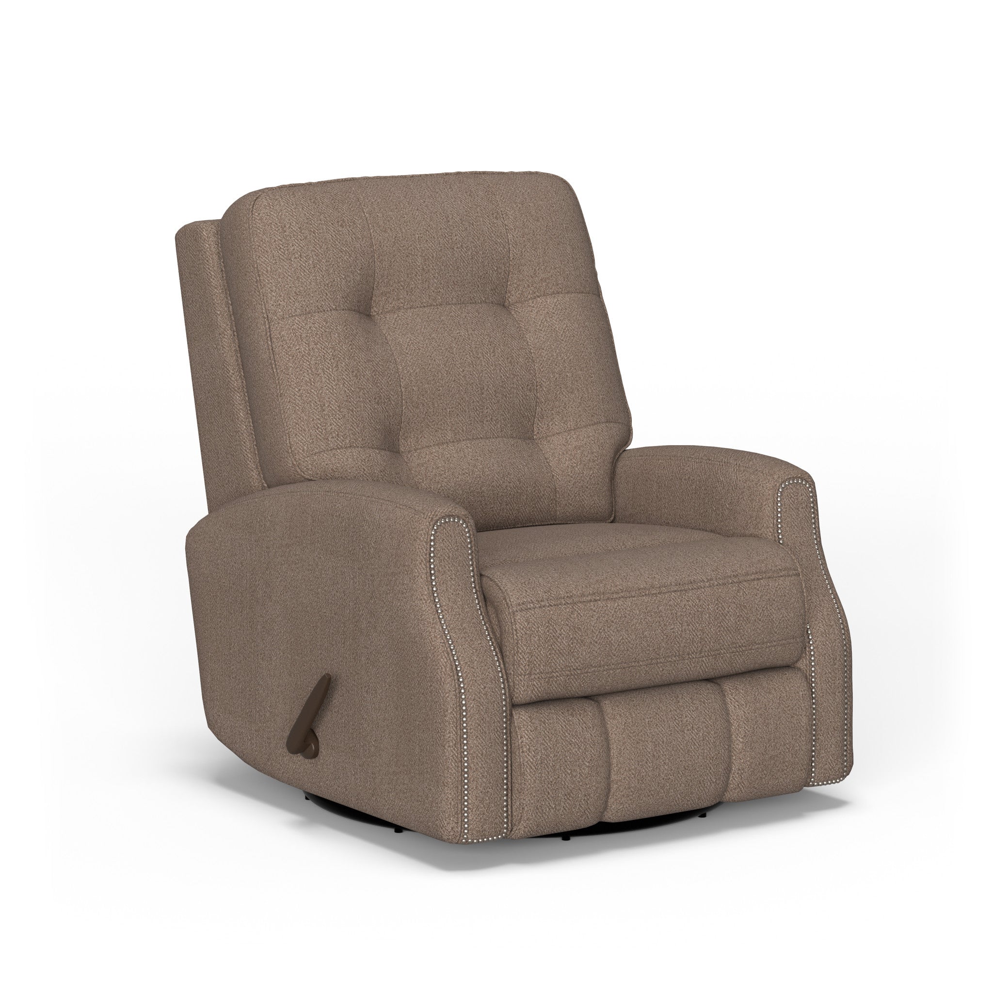Devon Fabric Swivel Gliding Recliner
