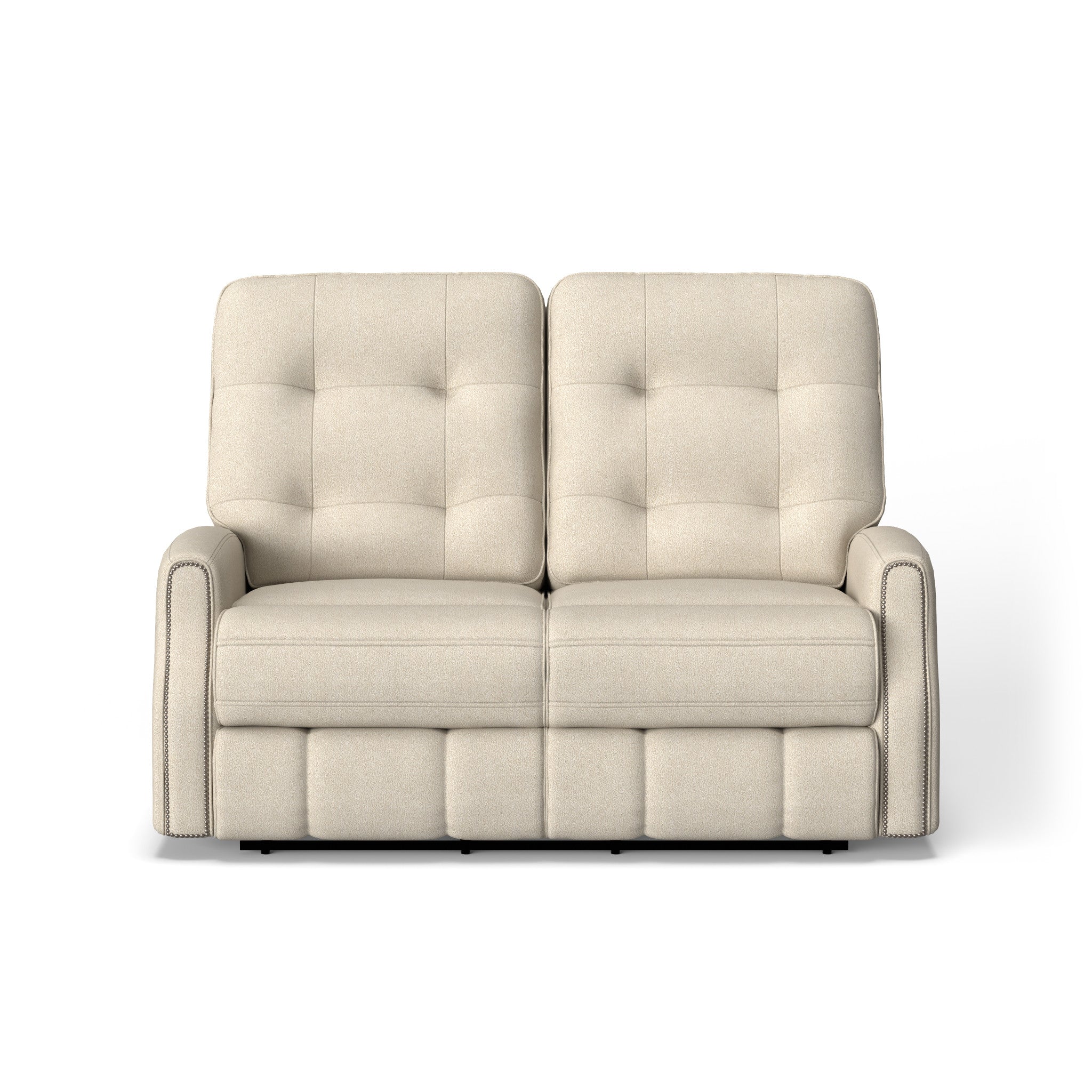 Devon Fabric Power Reclining Loveseat with Power Headrests